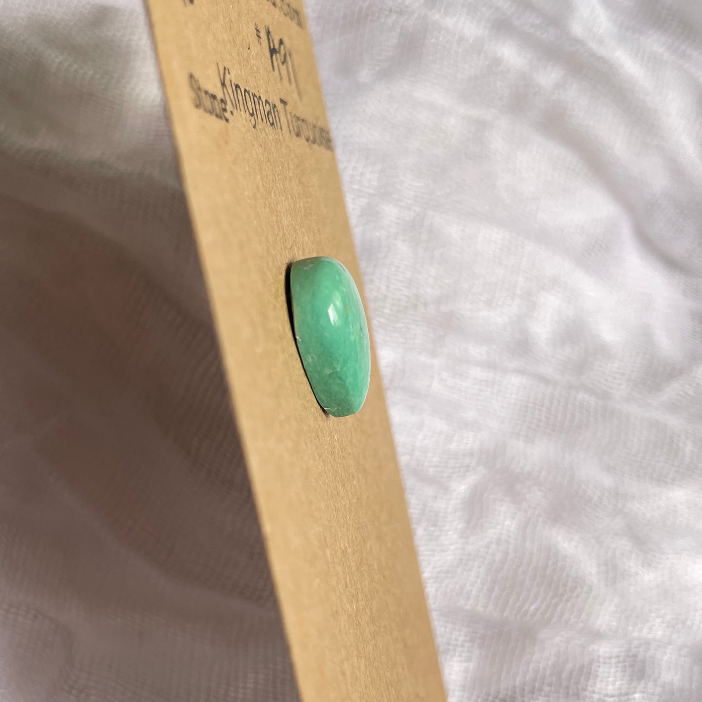 Kingman Turquoise Cabochon - KT91 F3F6EC28-1F10-442A-84AD-DD6CF3C6D74B Brandedandwild.com