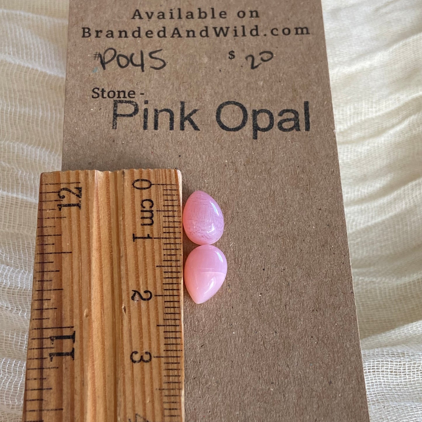 Pink Opal Cabochon - P045