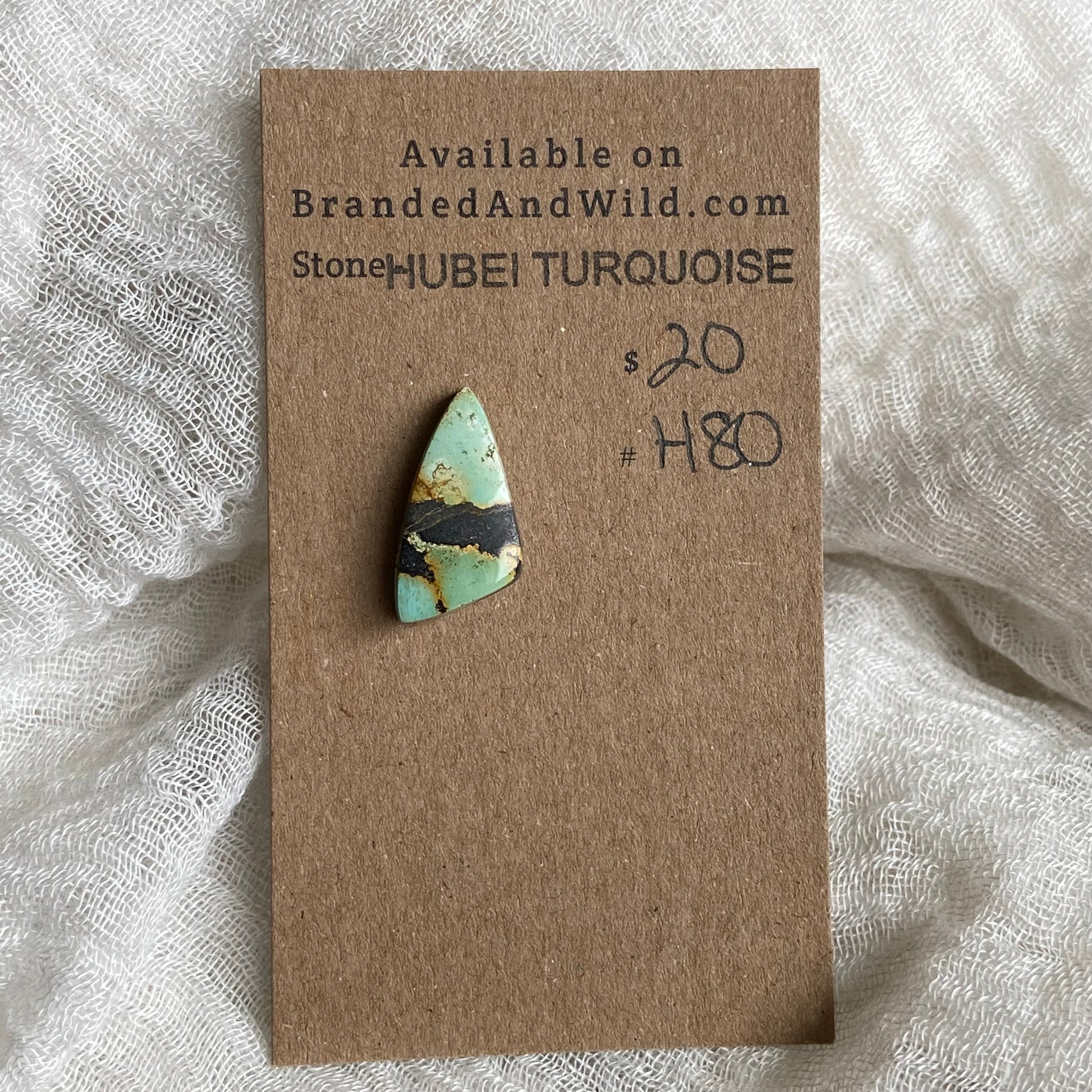 Hubei Turquoise Cabochon - H80 F427D51D-9E59-4FC5-AFAE-A0B26746CB4A Brandedandwild.com