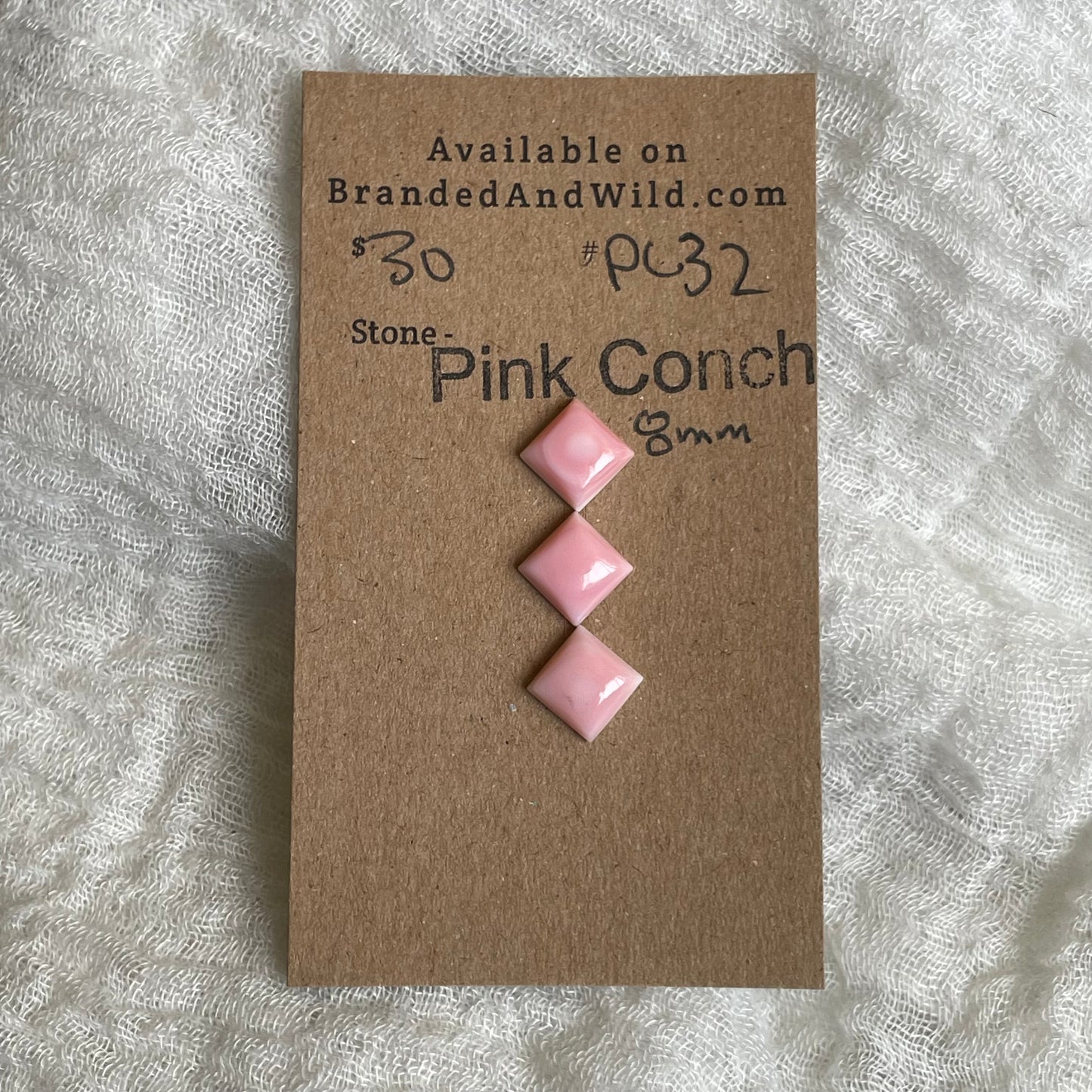 Pink Conch Cabochon - PC32