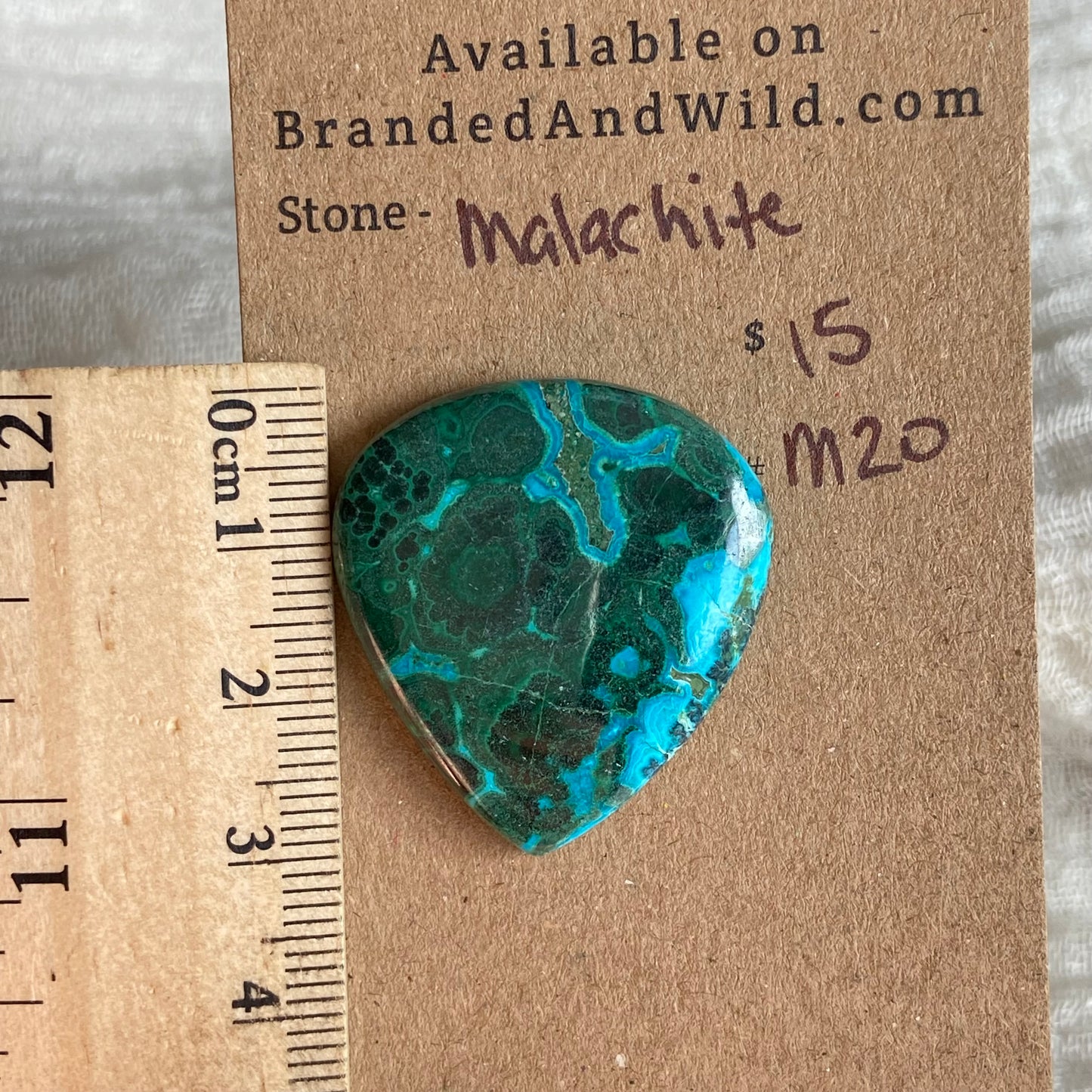 Malachite Cabochon - M20 F42B7DDE-819E-4A4A-860E-32BCCCD6318D Brandedandwild.com