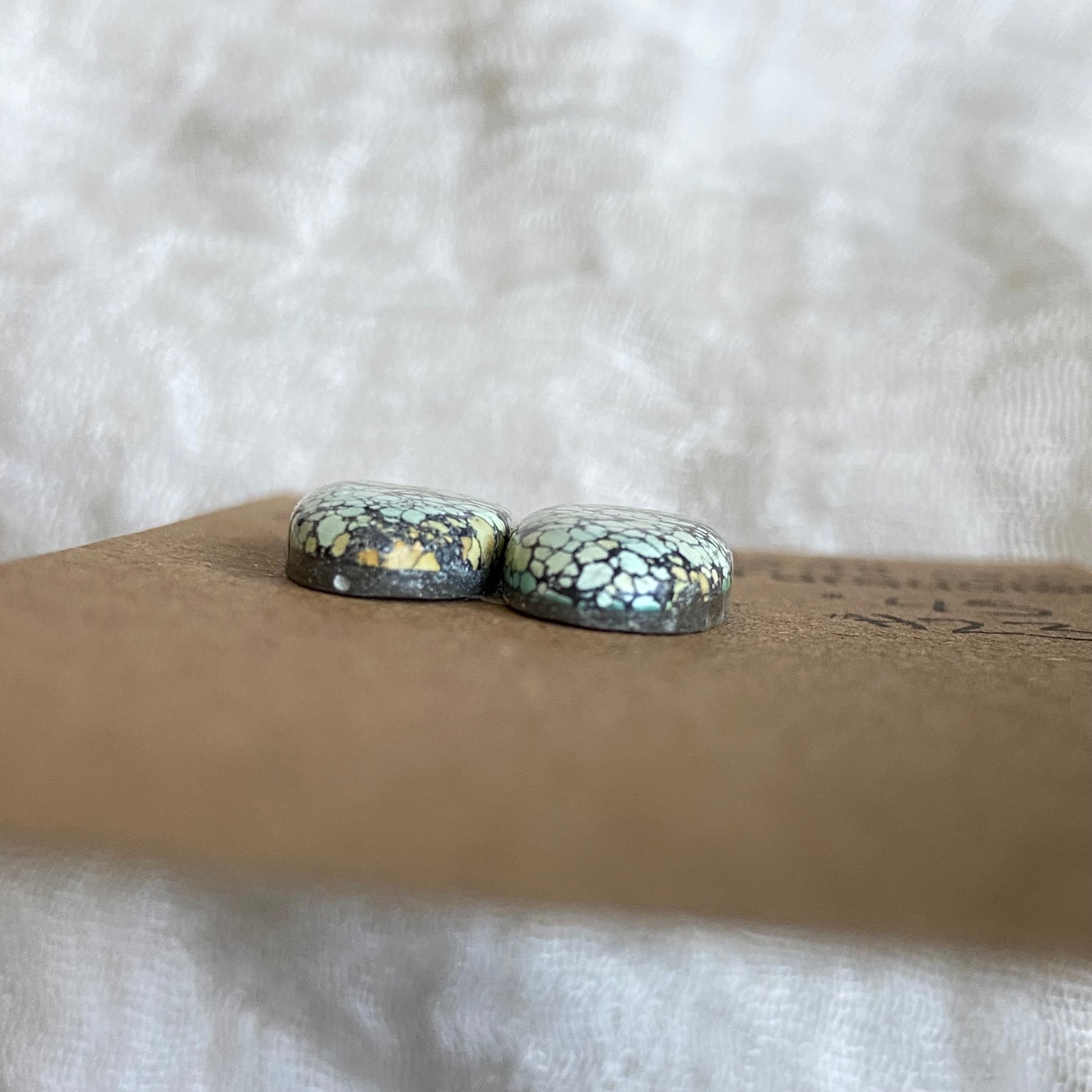 Hubei Turquoise Cabochon - H23 F44A9D12-FF6D-418A-BB1B-A95AE8D8FA46 Brandedandwild.com