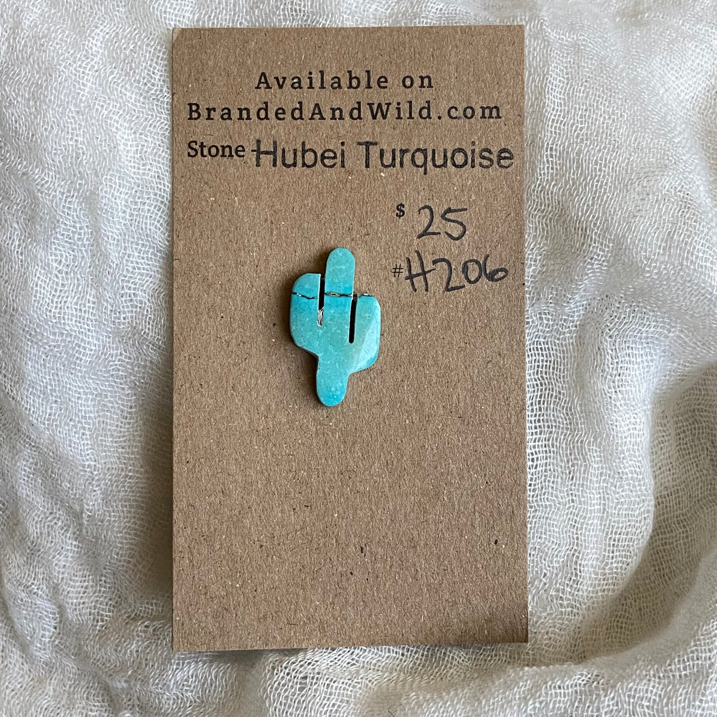 Hubei Turquoise Cabochon - H206 F4918A0C-714A-48BB-8412-56CAC6BE9E67 Brandedandwild.com