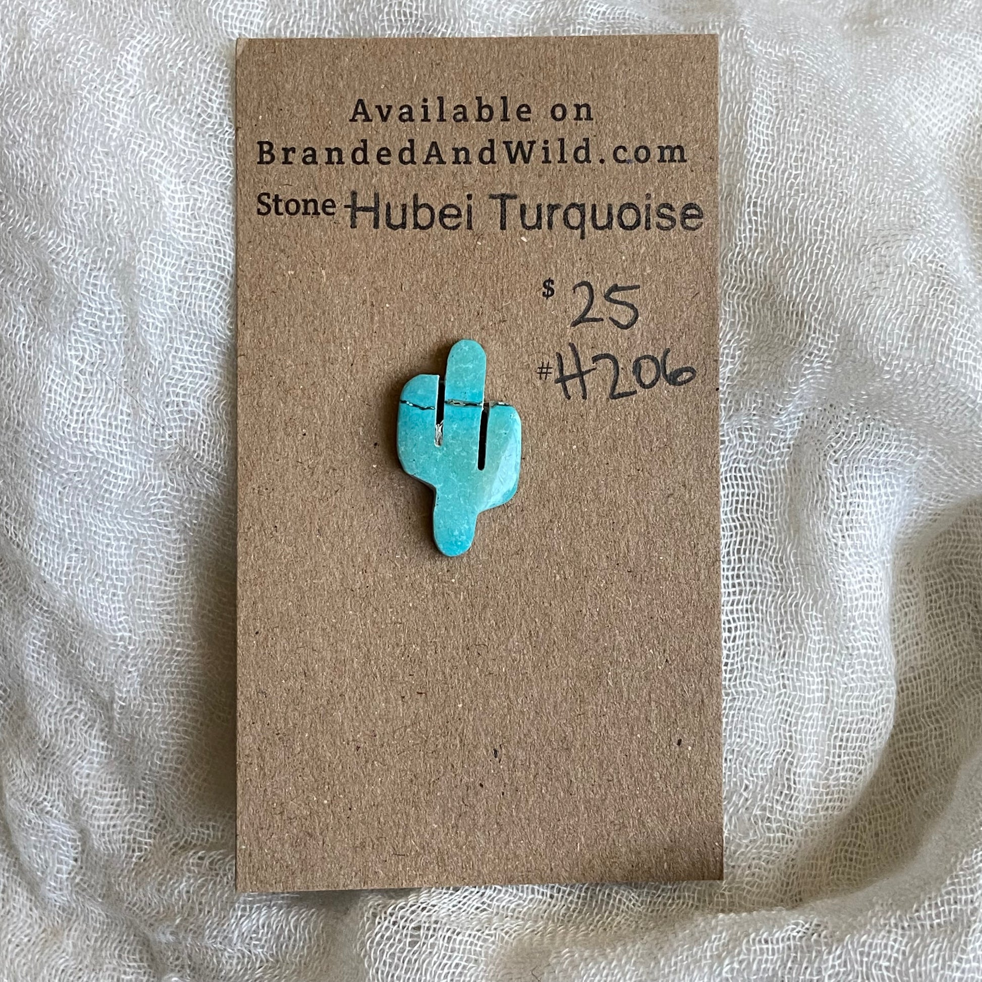 Hubei Turquoise Cabochon - H206 F4918A0C-714A-48BB-8412-56CAC6BE9E67 Brandedandwild.com