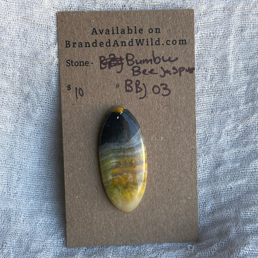 Bumblebee Jasper Cabochon - BBJ03