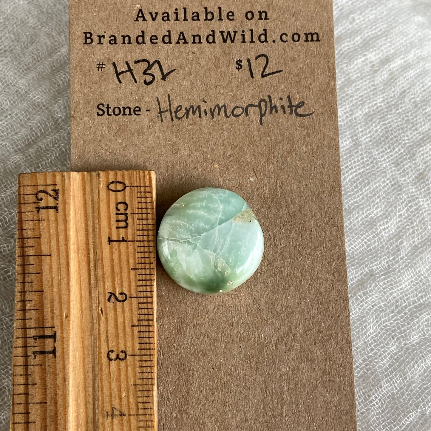 Hemimorite Cabochon - H32
