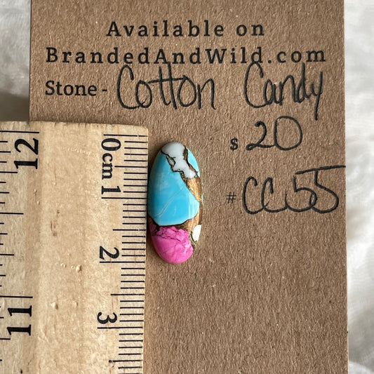Cotton Candy Cabochon - CC55 F4B9C197-BEC7-4613-B4F5-675E10D7625A Brandedandwild.com