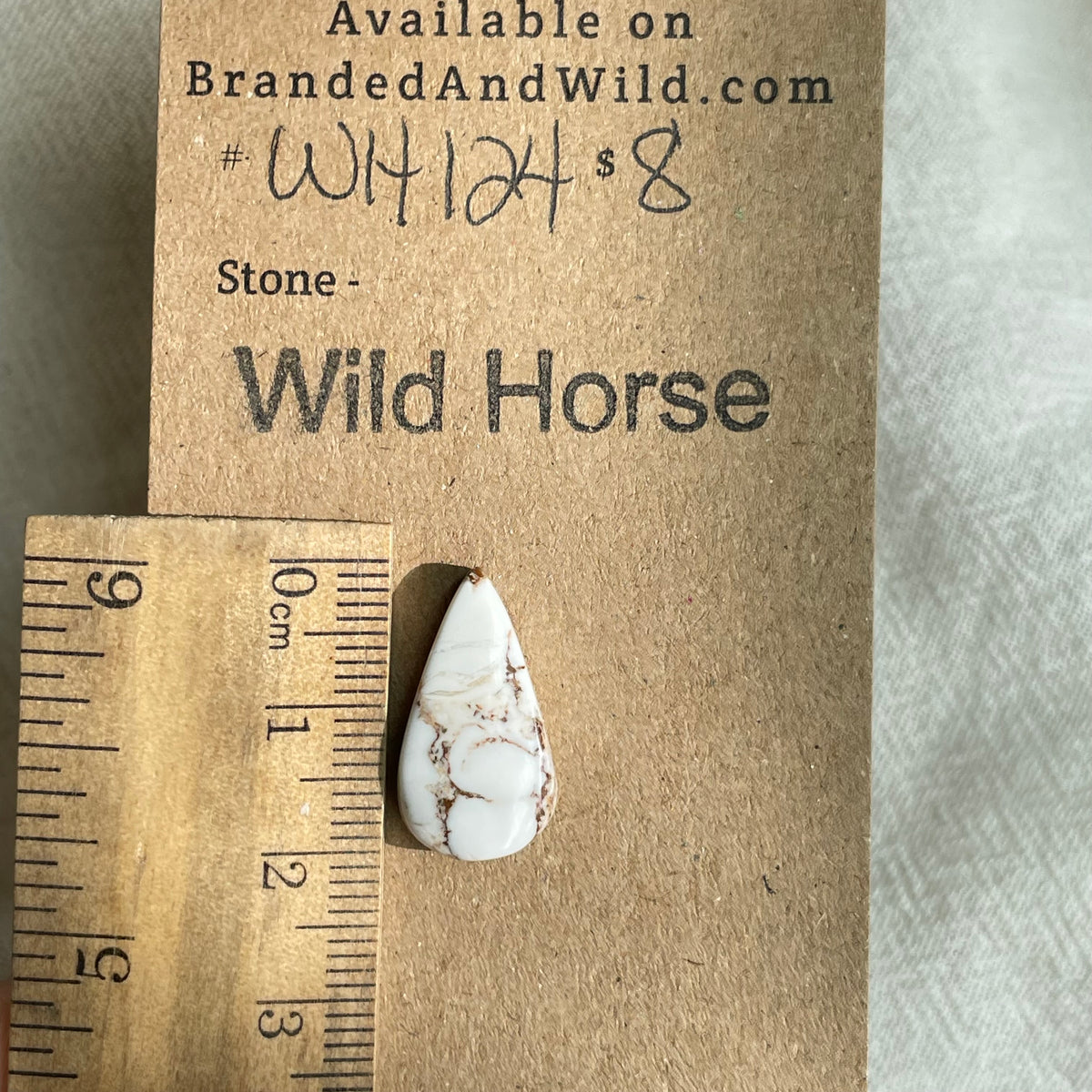 Wild Horse Cabochon - WH124 F4D1A770-DF29-4F32-AA44-19F9333C1CE9 Brandedandwild.com