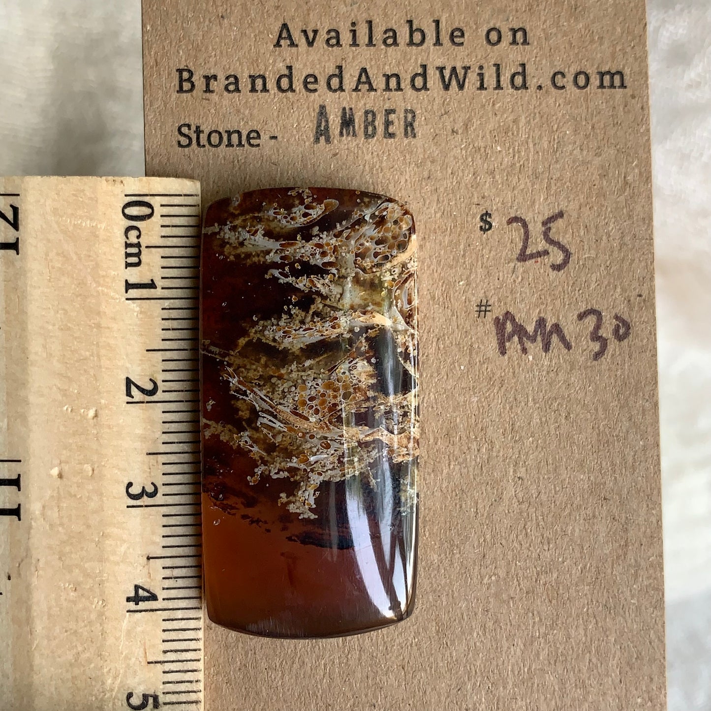 Amber Cabochon AM30