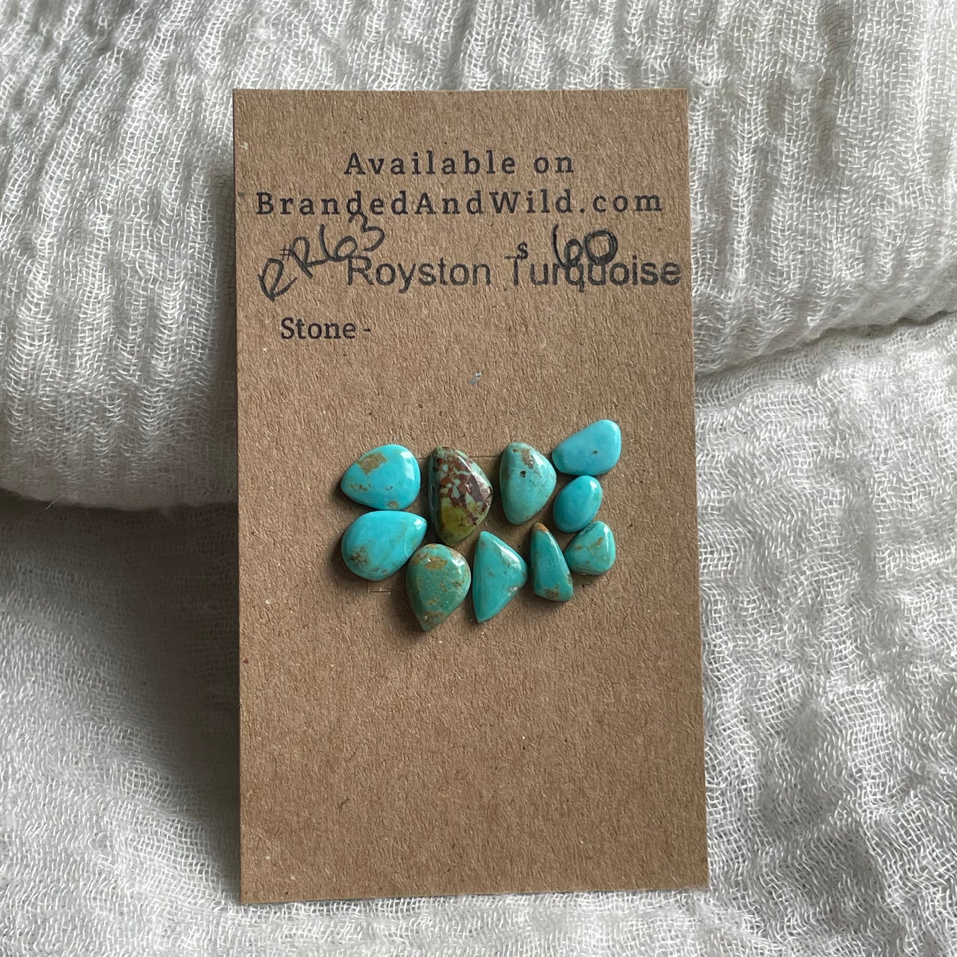 Royston Turquoise Cabochon - RR63 F4E5AE8A-8EB2-441F-B84E-334B443C0573 Brandedandwild.com