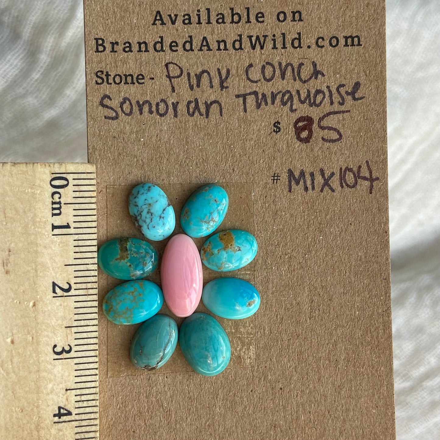 Sonoran / Pink Conch Cabochon - MIX104