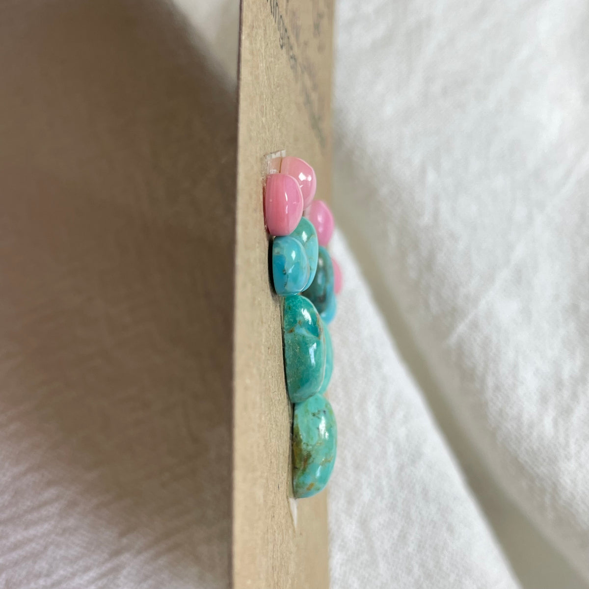 Pink Conch / Kingman Turquoise Cabochon - PK05 F5054346-DB82-4618-87D2-2C447011E39E Brandedandwild.com
