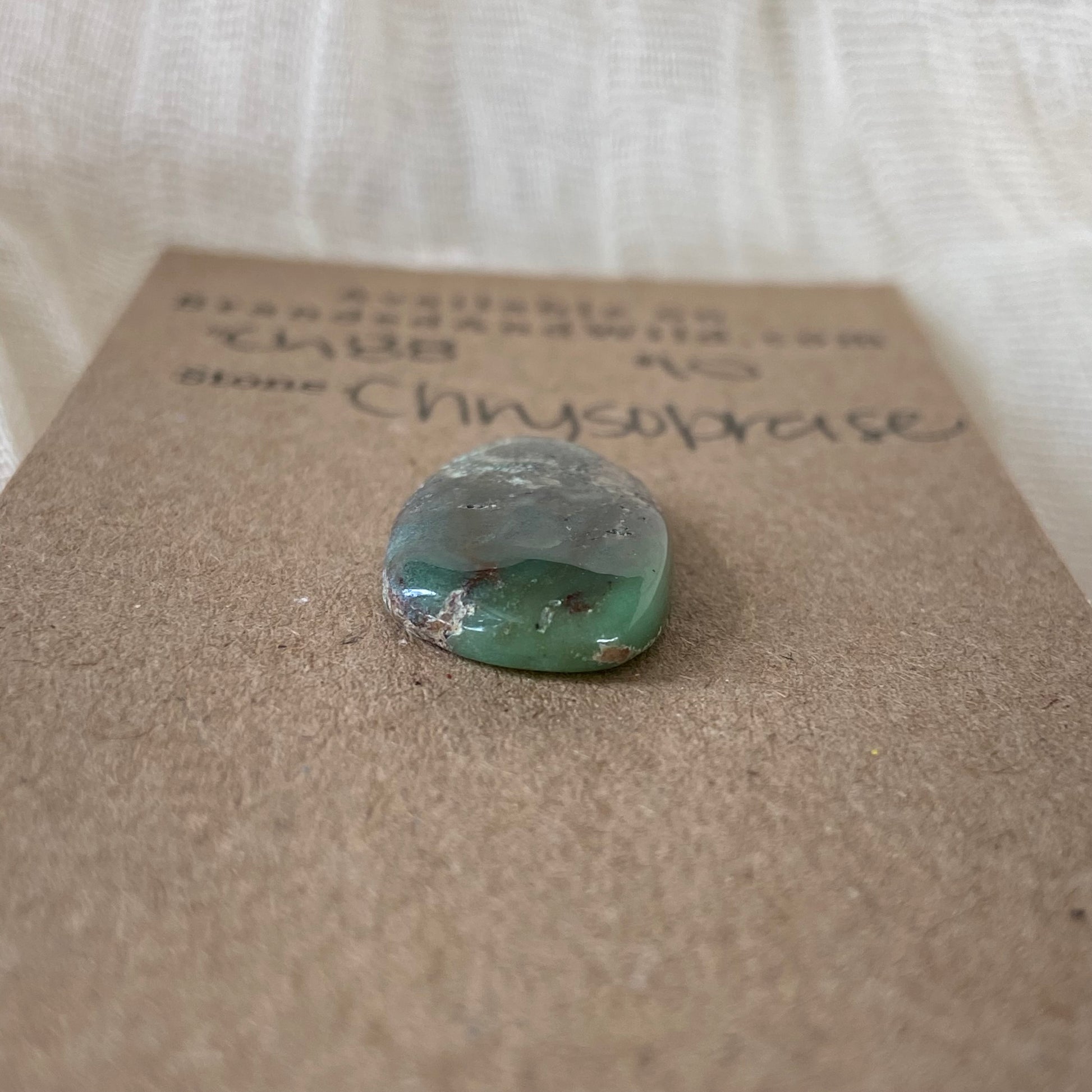 Chrysoprase Cabochon - Ch88 F52DA6F3-EF79-480B-B3CC-0C6D86AD5884 Brandedandwild.com