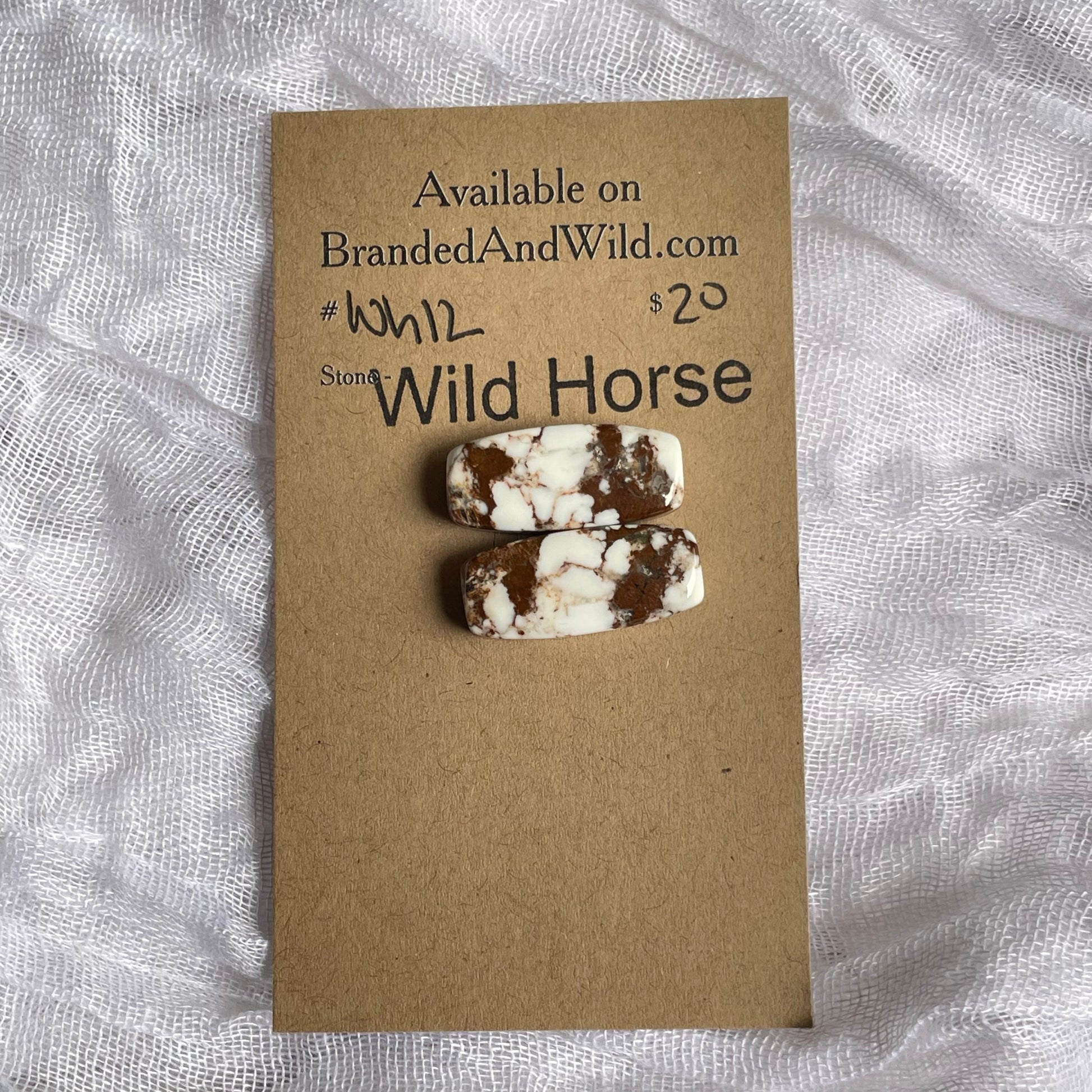 Wild Horse Cabochon - WH12 F55D7155-630A-454F-A90C-7F53C11AD833 Brandedandwild.com