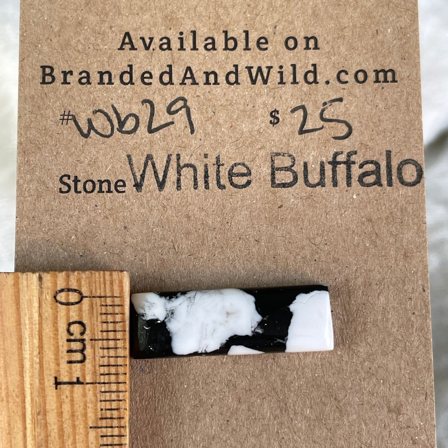 White Buffalo Cabochon - WB29
