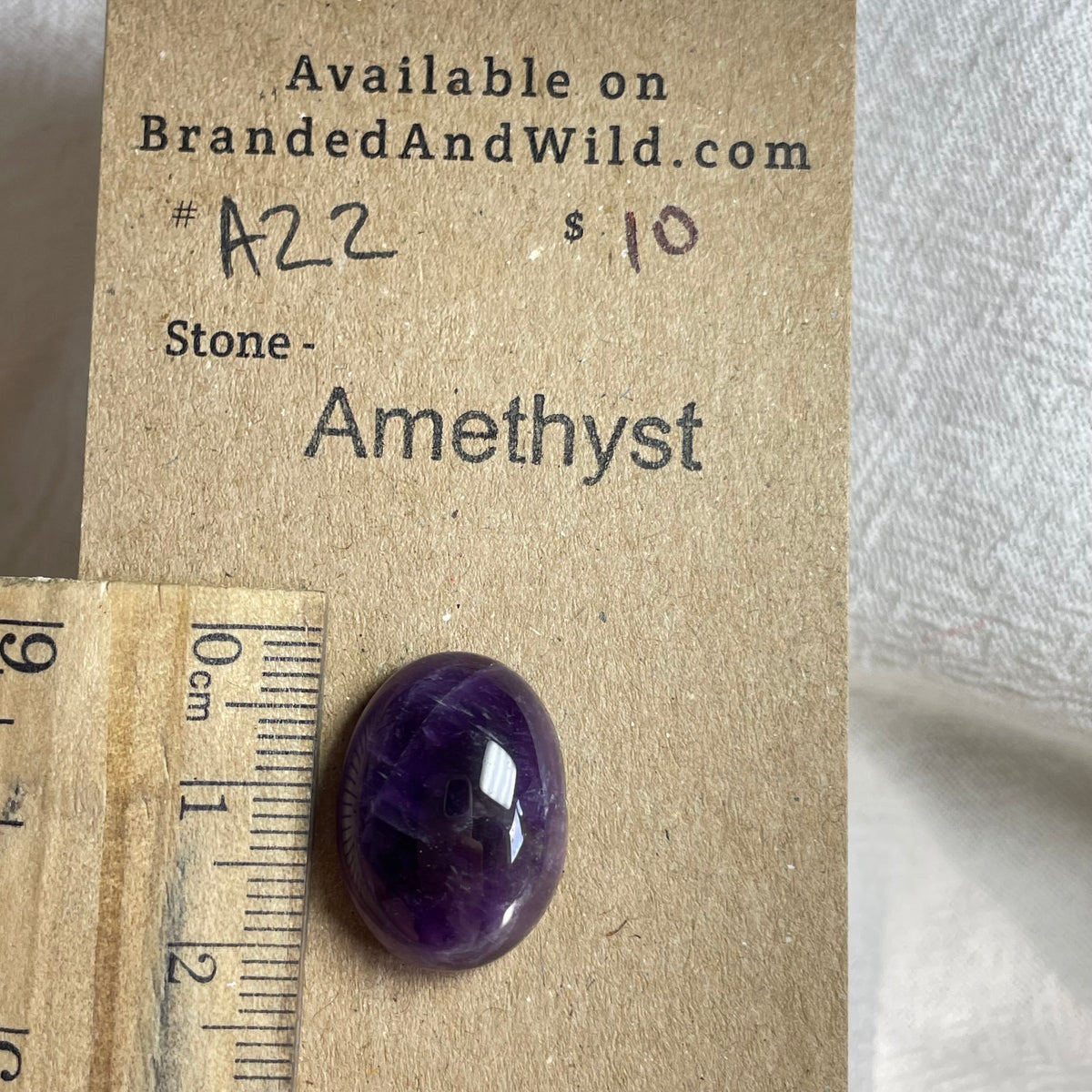 Amethyst Cabochon - A22 F58EA604-854B-447B-88DD-8F186988EB36 Brandedandwild.com