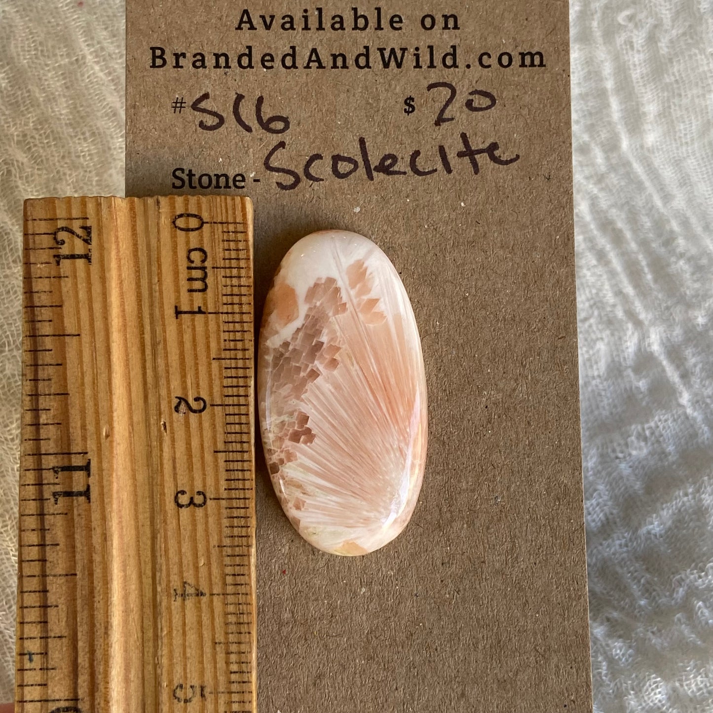 Scolecite Cabochon - S16