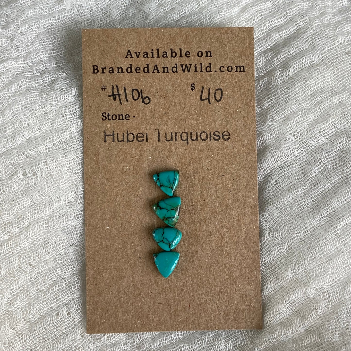 Hubei Turquoise Cabochon - H106