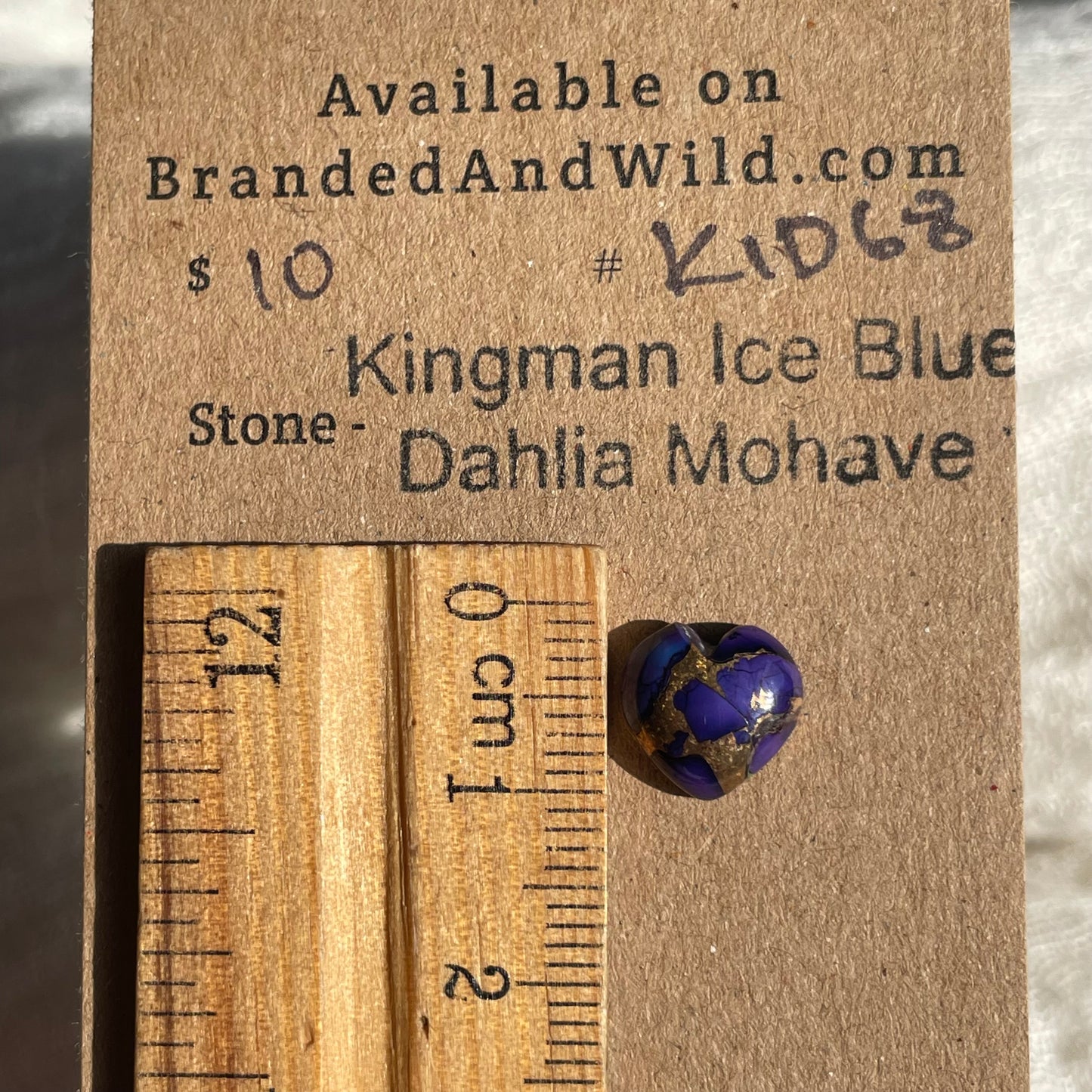 Kingman Ice Blue Dahlia Mohave - KID68 F5C04A68-3D8C-4418-84FC-C2801D77D958 Brandedandwild.com