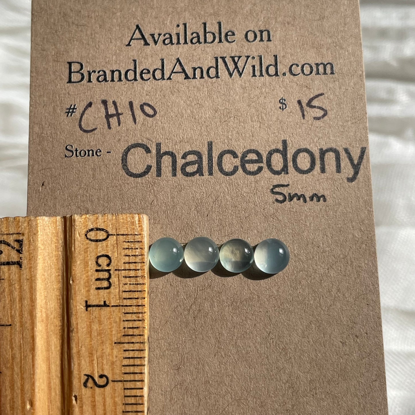 Chalcedony Cabochon - CH10 F5CF6E84-0CF9-48D4-A6E7-80D87FFB89B4 Brandedandwild.com