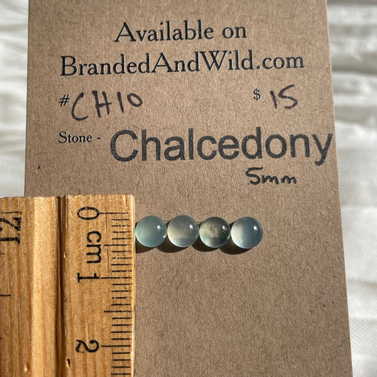 Chalcedony Cabochon - CH10 F5CF6E84-0CF9-48D4-A6E7-80D87FFB89B4 Brandedandwild.com