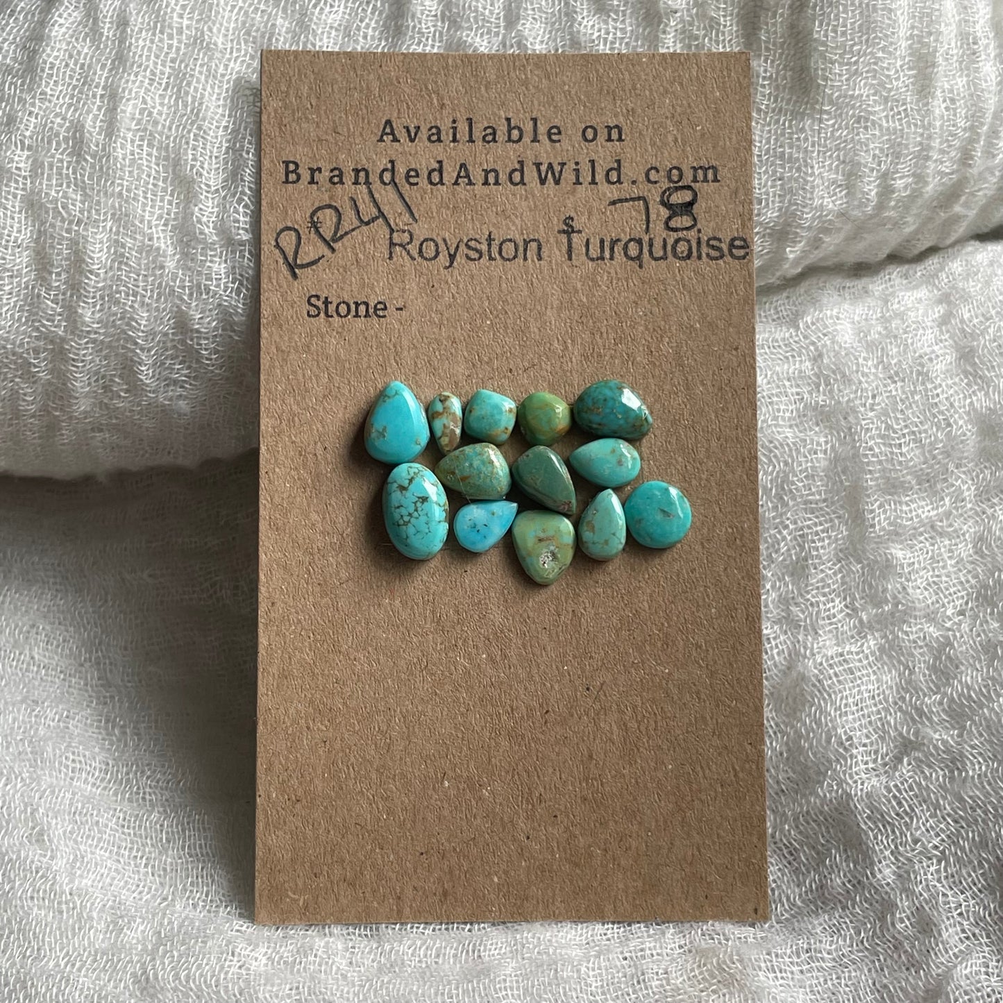 Royston Turquoise Cabochon - RR41 F5D7B350-61F1-4E29-B8A5-E8E36C678375 Brandedandwild.com
