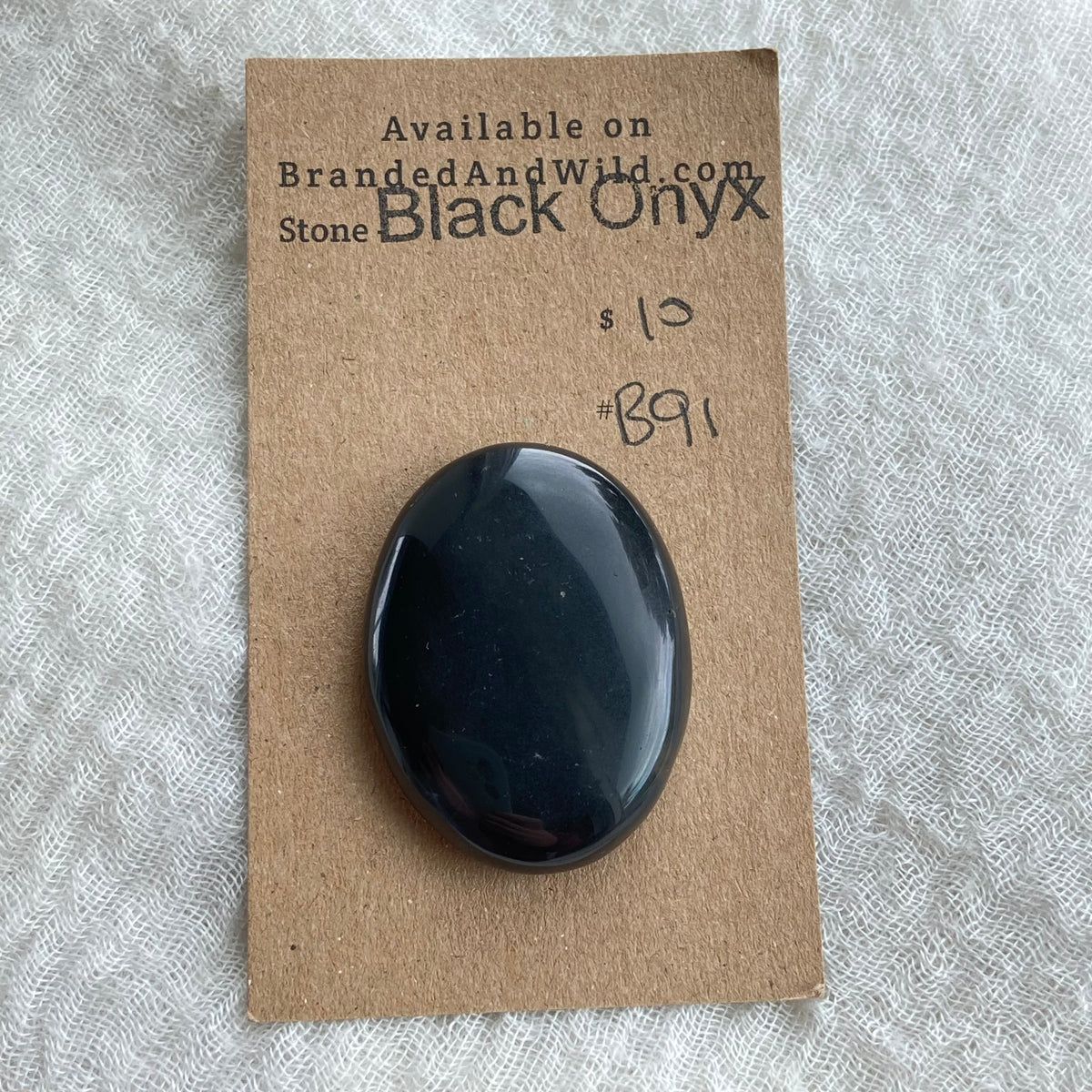 Black Onyx - Cabochon - B91