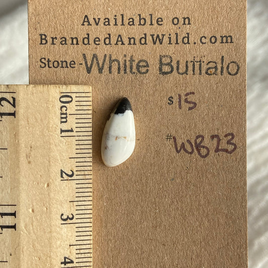 White Buffalo Cabochon - WB23