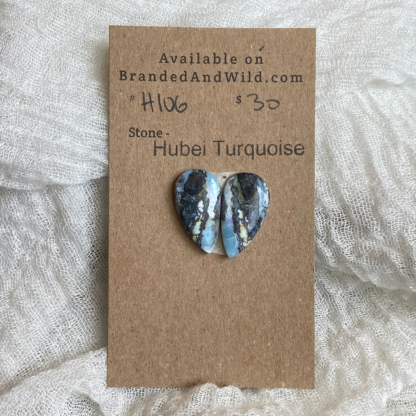 Hubei Turquoise Cabochon - H106