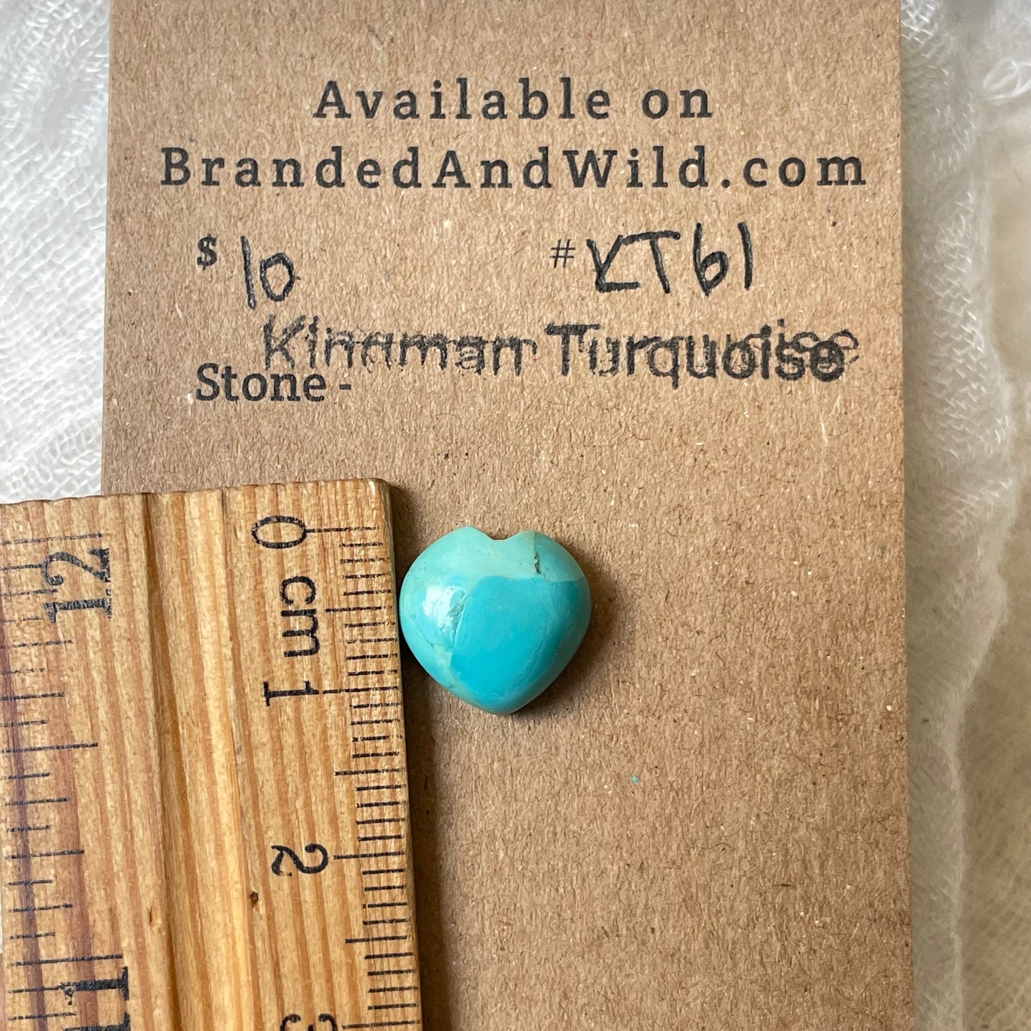 Kingman Turquoise Cabochon - KT61 F63475BF-09B7-43D1-B524-1B43260C4CF8 Brandedandwild.com