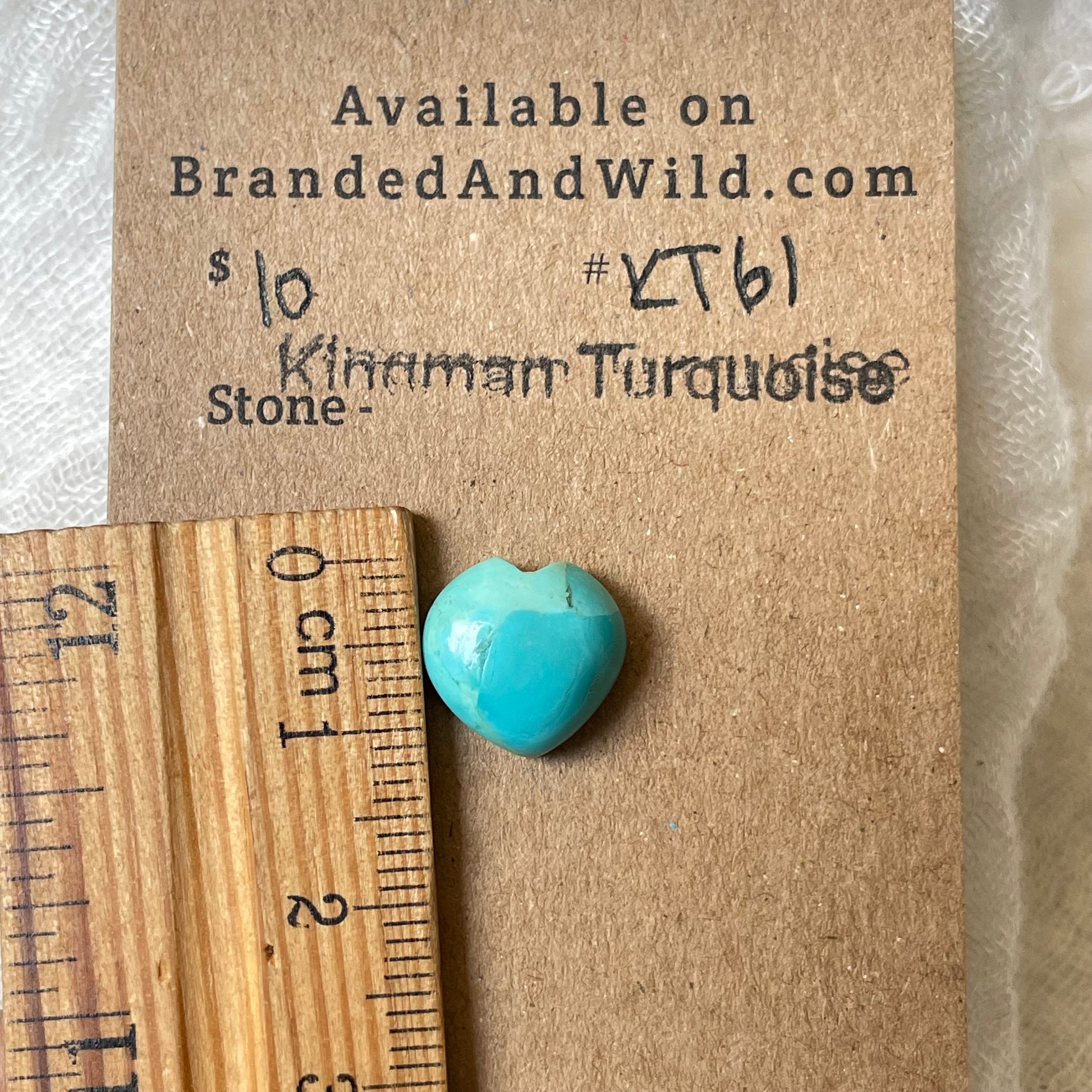 Kingman Turquoise Cabochon - KT61 F63475BF-09B7-43D1-B524-1B43260C4CF8 Brandedandwild.com