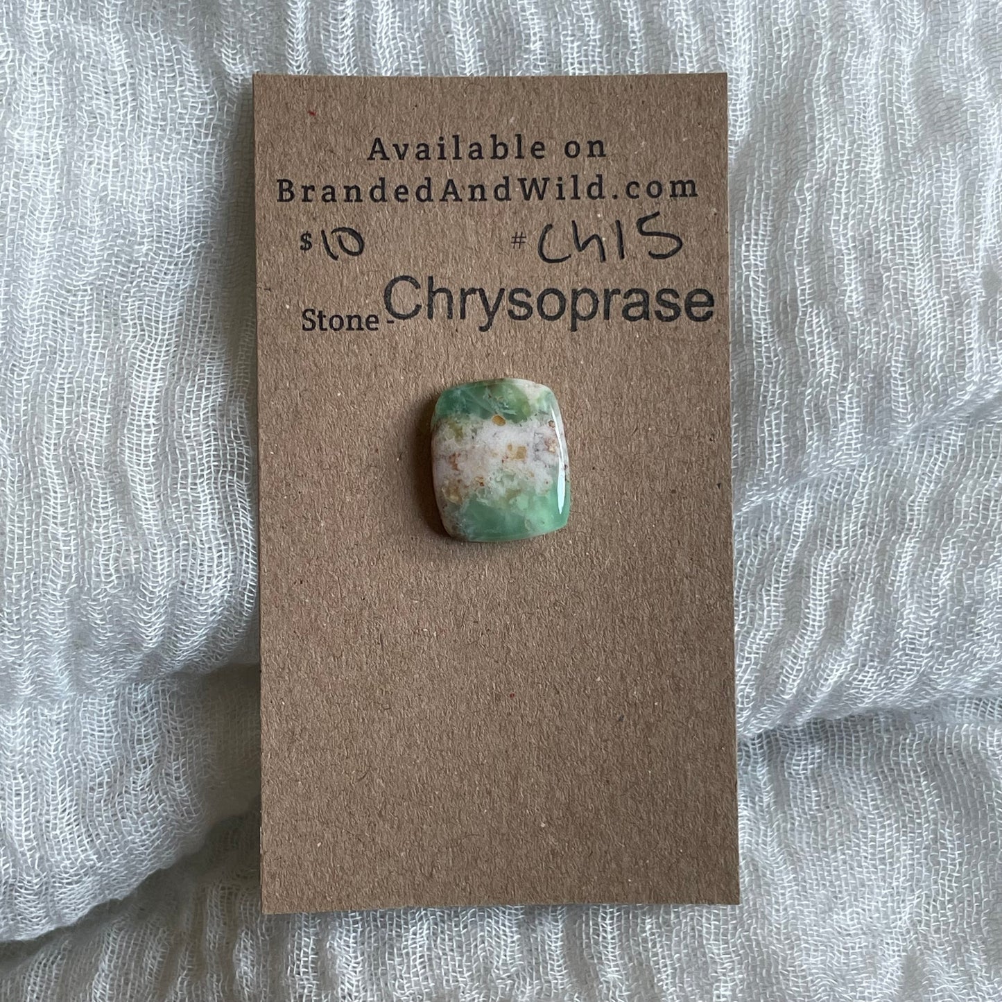 Chrysoprase Cabochon - Ch15