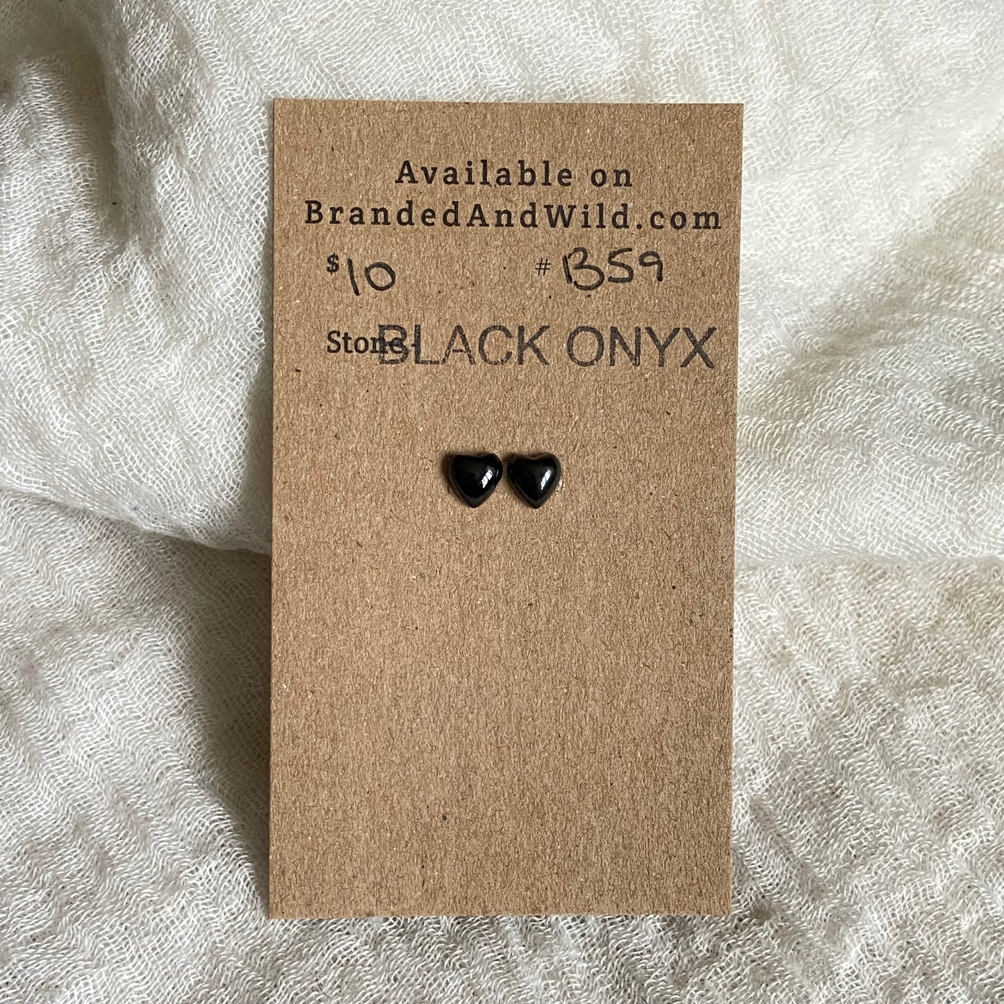 Black Onyx Cabochon - B59 F64CBB6B-6248-41F9-89AE-54DA84E2F960 Brandedandwild.com