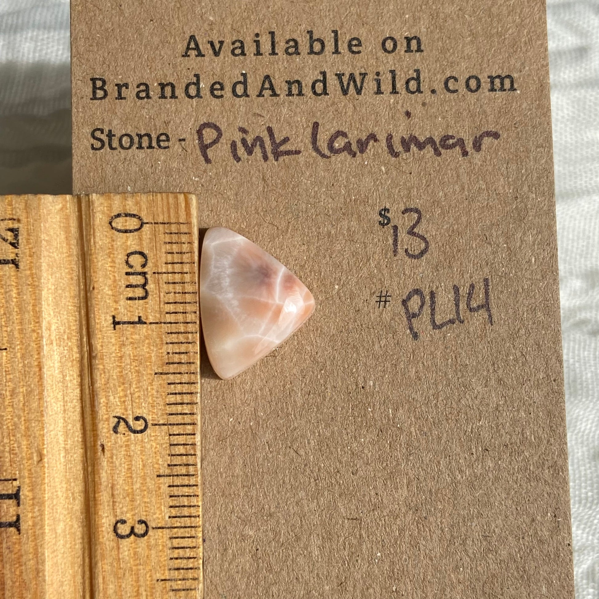Pink Larimar Cabochon - PL14 F6630313-F085-41BE-AA69-3061FEC6AE3A Brandedandwild.com