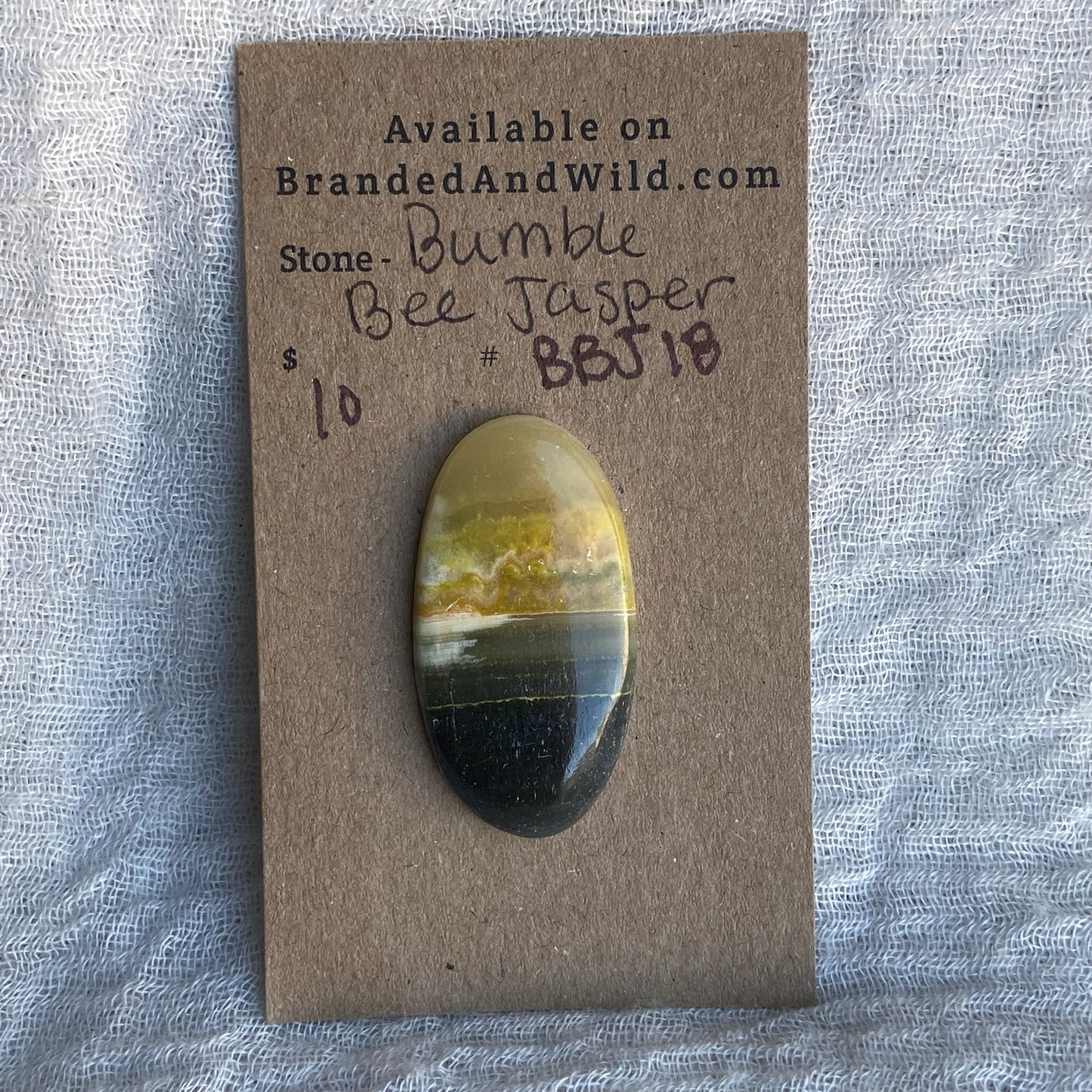 Bumblebee Jasper Cabochon - BBJ18