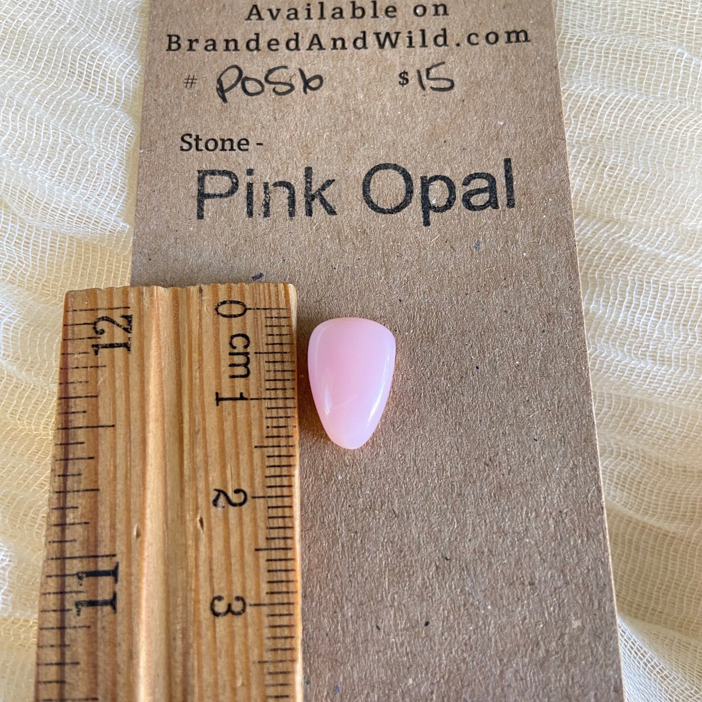 Pink Opal Cabochon - P056
