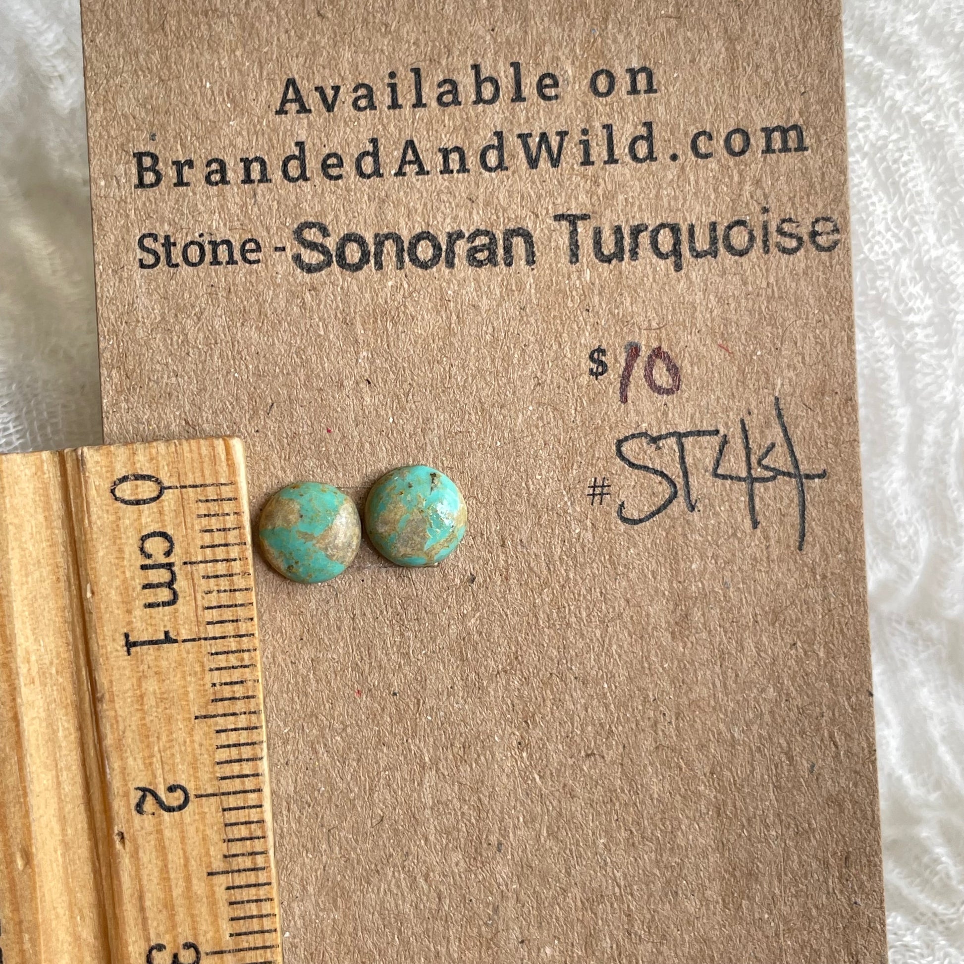 Sonoran Turquoise Cabochon - ST44 F6AC5AB7-9764-4D7F-ACB7-4D64E6125CA4 Brandedandwild.com