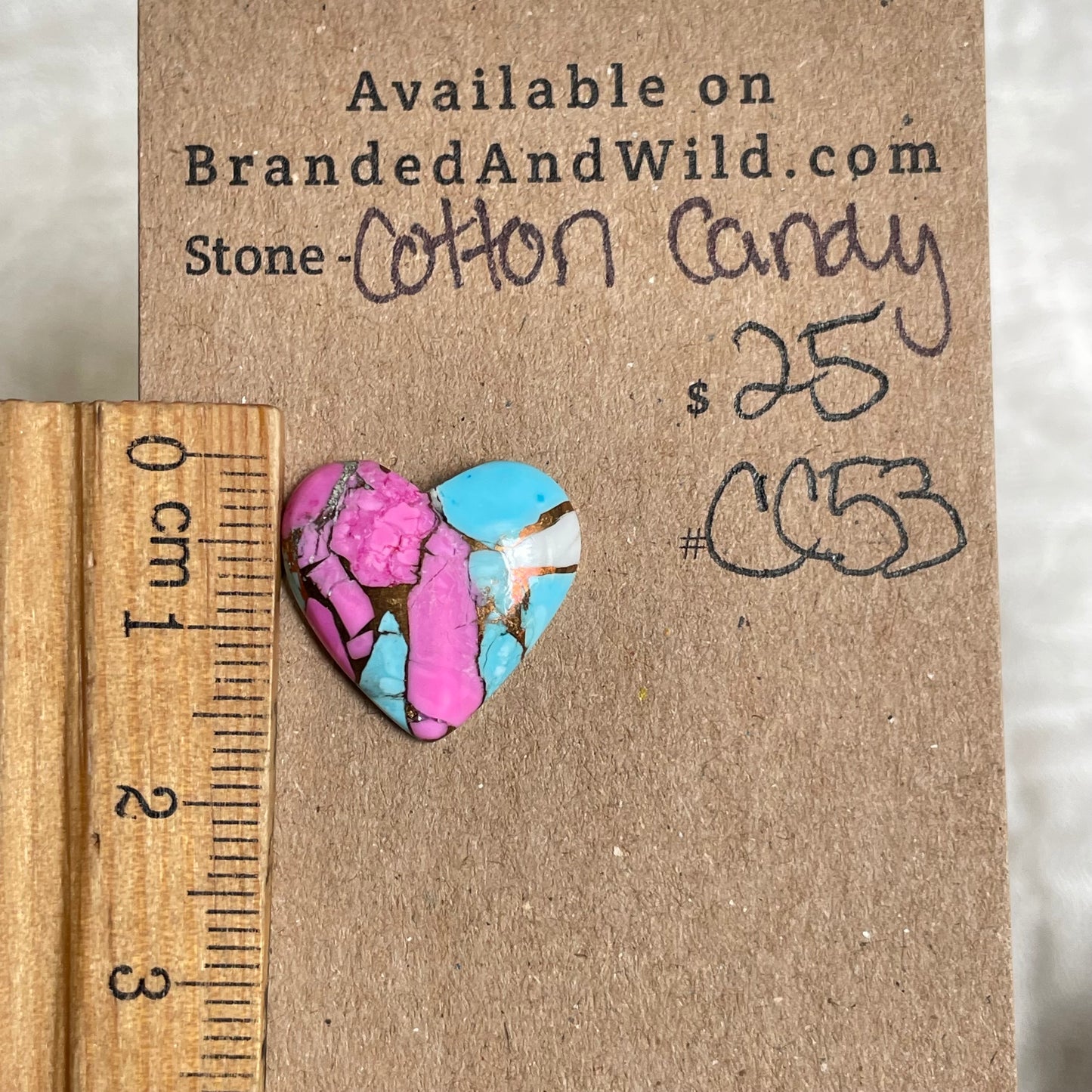 Cotton Candy Cabochon - CC53 F6C9F7EA-D0BE-4429-9D7E-0EC3BA028ED0 Brandedandwild.com