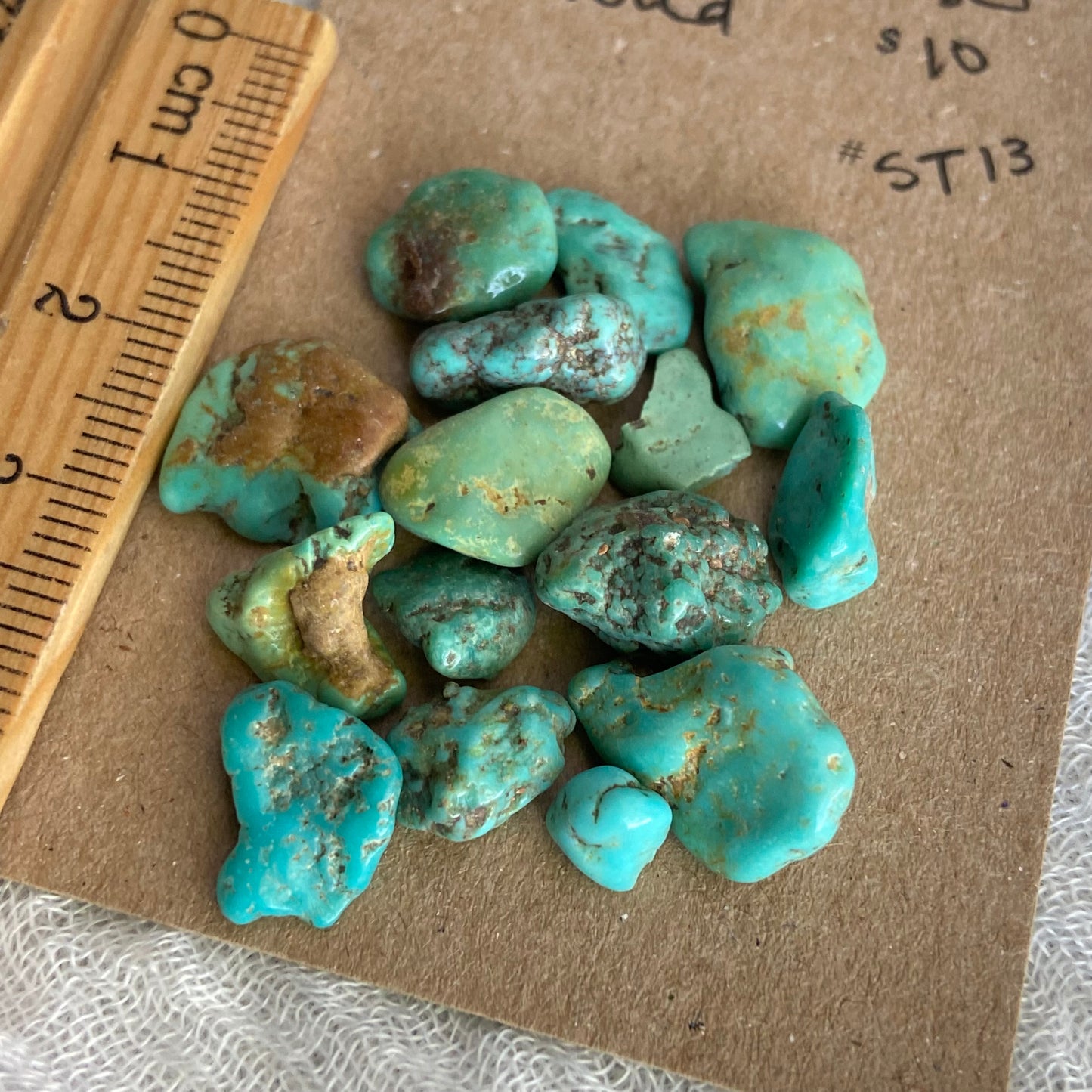 Rough Tumbled Sonoran Gold Turquoise - #ST13