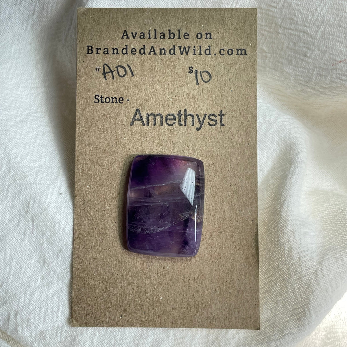 Amethyst Cabochon - A01 F72A229B-CCC6-4B06-B020-975A675CB181 Brandedandwild.com