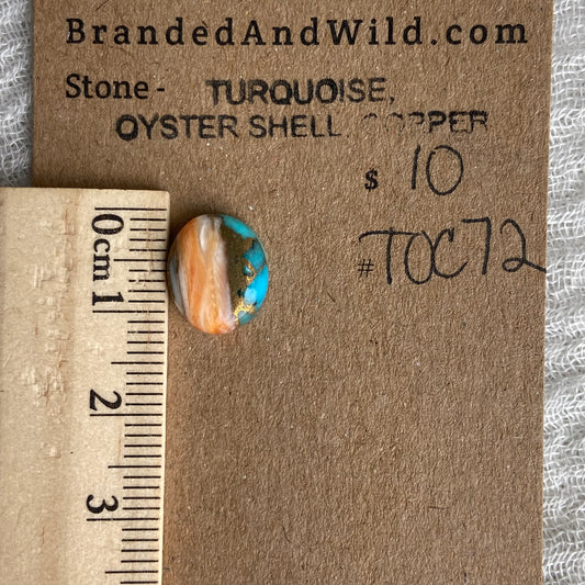 Turquoise, Oyster Shell, Copper - TOC72