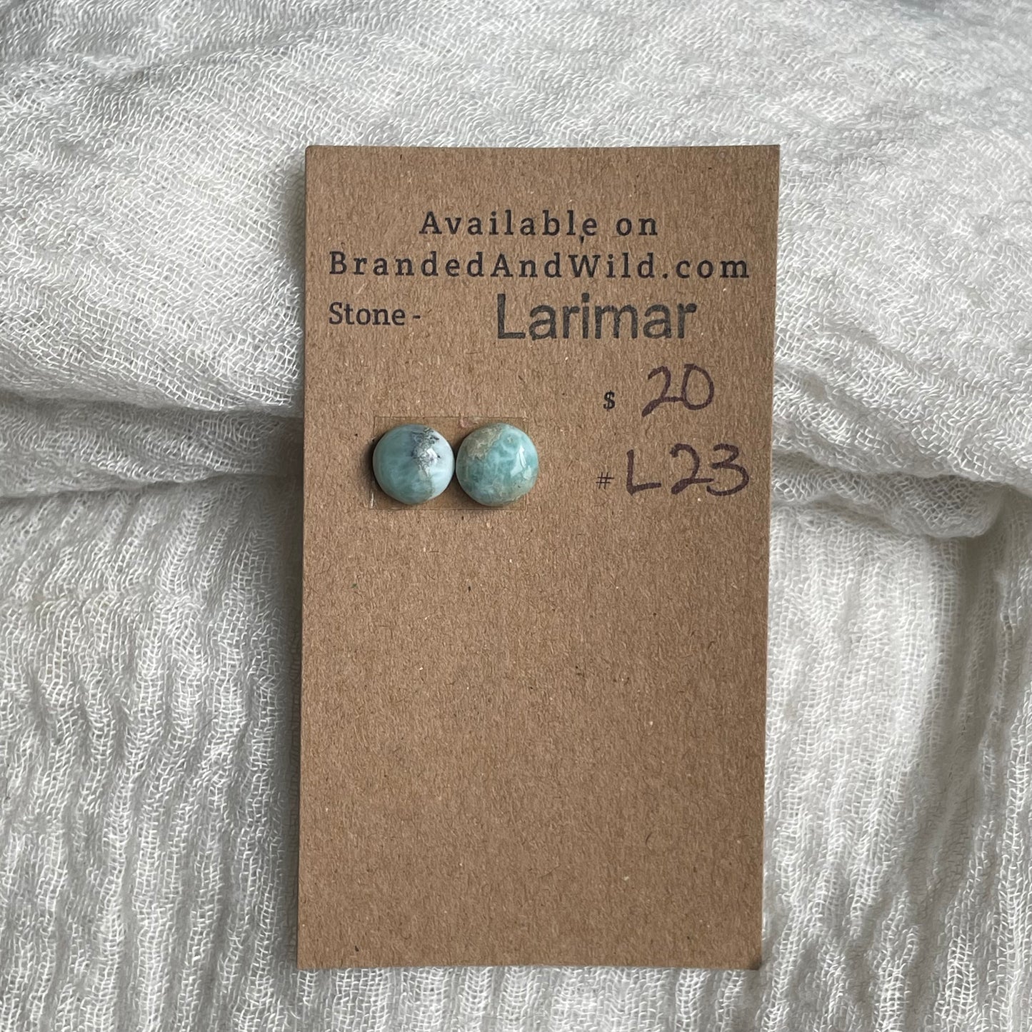 Larimar Cabochon - L23