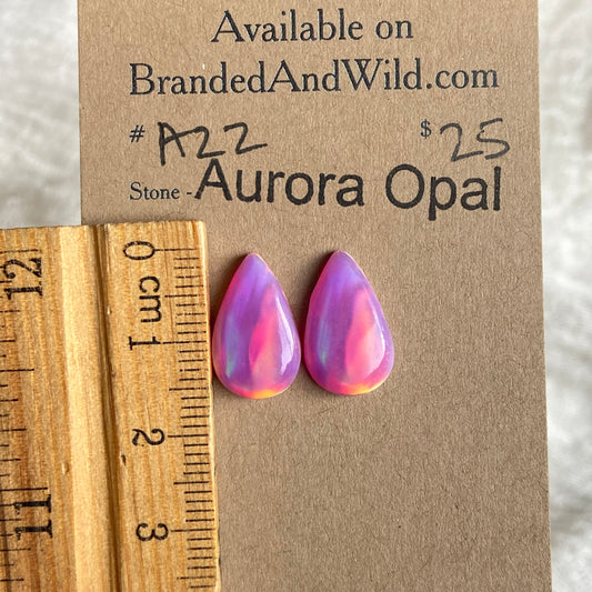 Aurora Opal Cabochon - A22 F76C685A-E0AA-4A34-A961-0F2FAB110B22 Brandedandwild.com