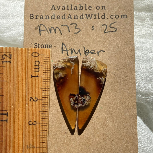 Amber Cabochon AM73 F7A1F987-32E4-4E1A-B2EE-028339A6DCC4 Brandedandwild.com