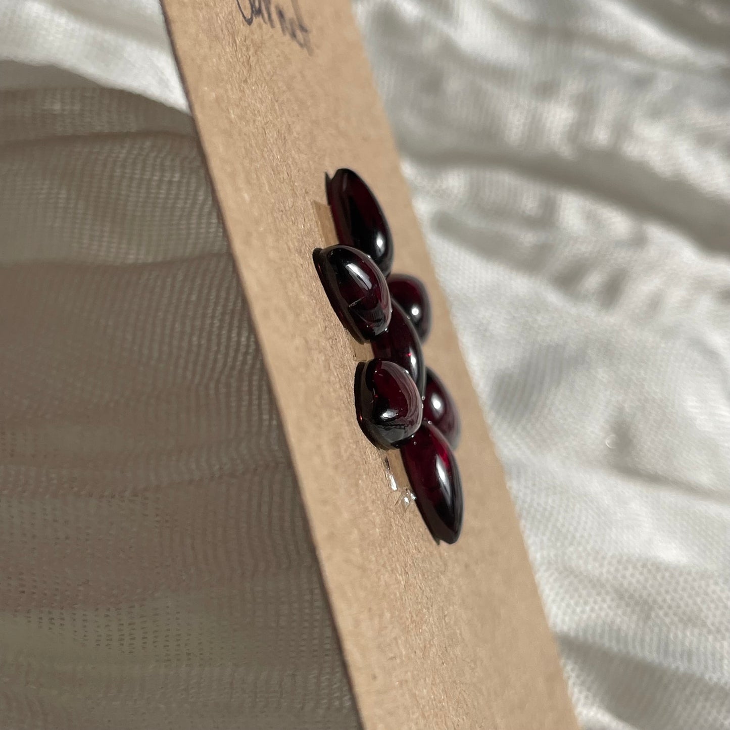 Garnet Cabochon - G108 F7B4E0CC-DAD7-4564-8F72-74ED2B46087A Brandedandwild.com