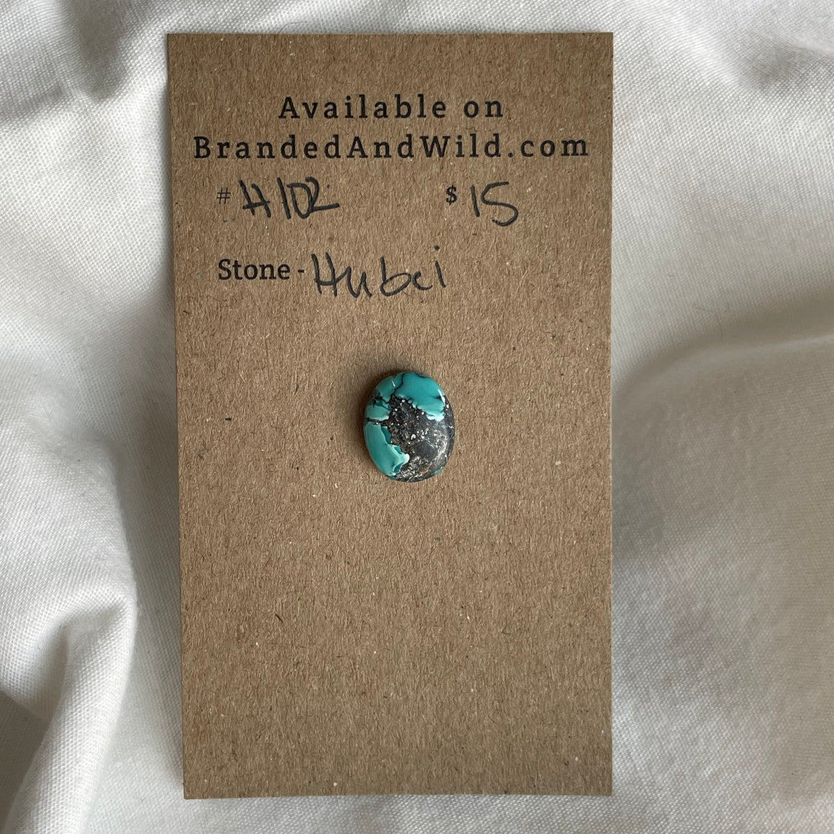 Hubei Turquoise Cabochon - H102 F7CC4D89-0E95-4786-AF91-81DB8D2CA61C Brandedandwild.com