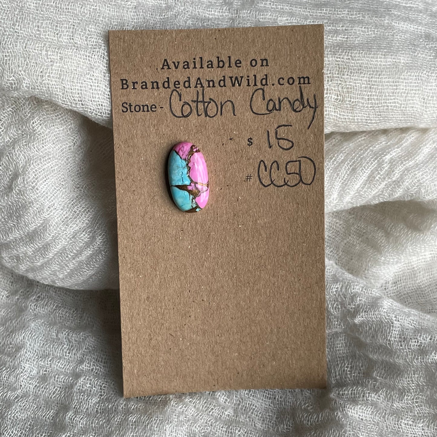 Cotton Candy Cabochon - CC50 F7CD3A0A-7B42-4215-A575-60383388B45F Brandedandwild.com