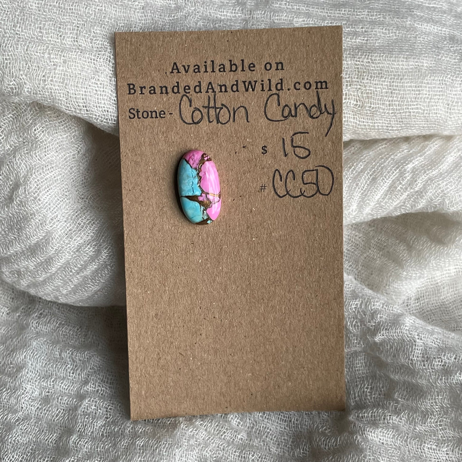 Cotton Candy Cabochon - CC50 F7CD3A0A-7B42-4215-A575-60383388B45F Brandedandwild.com