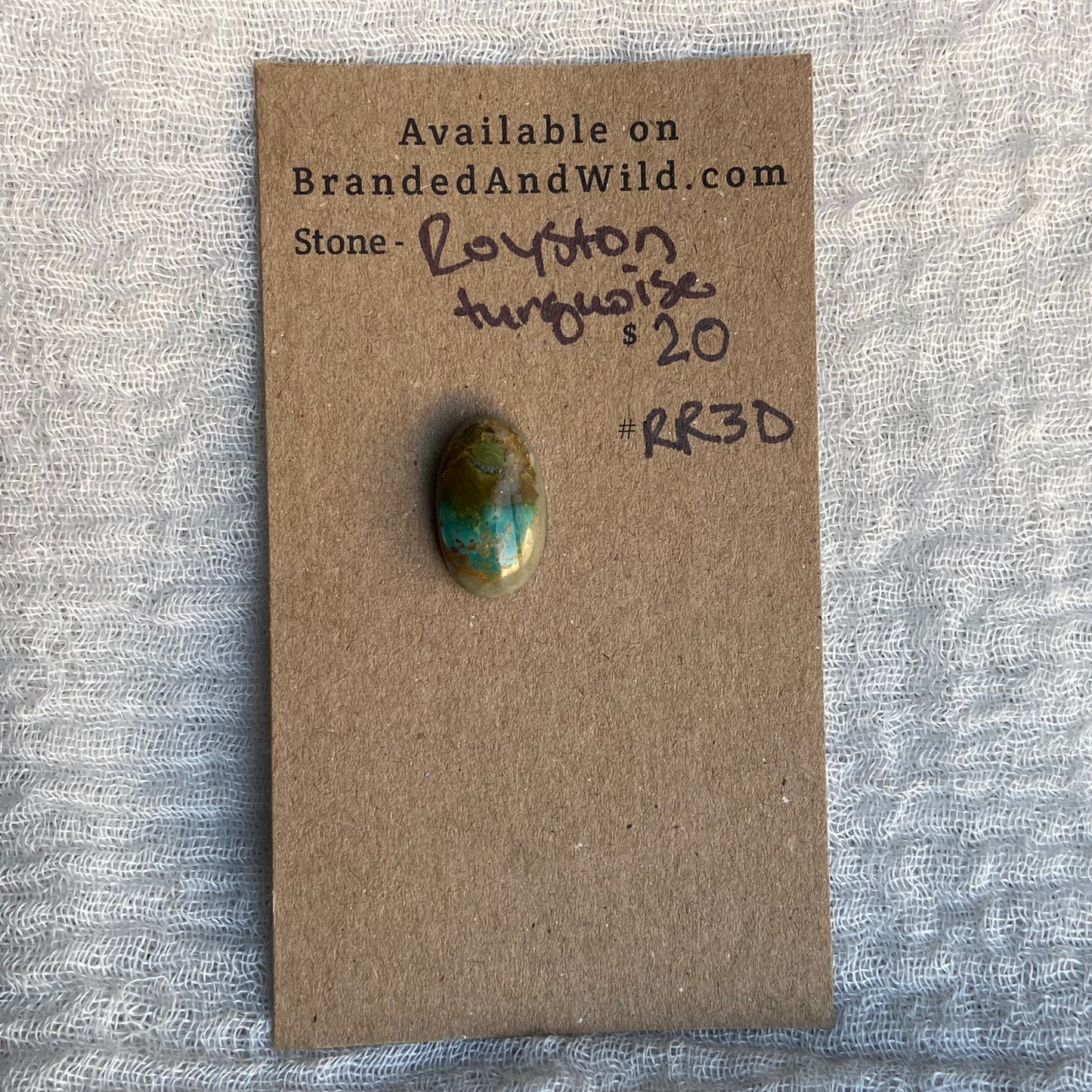 Royston Ribbon Turquoise Cabochon RR30