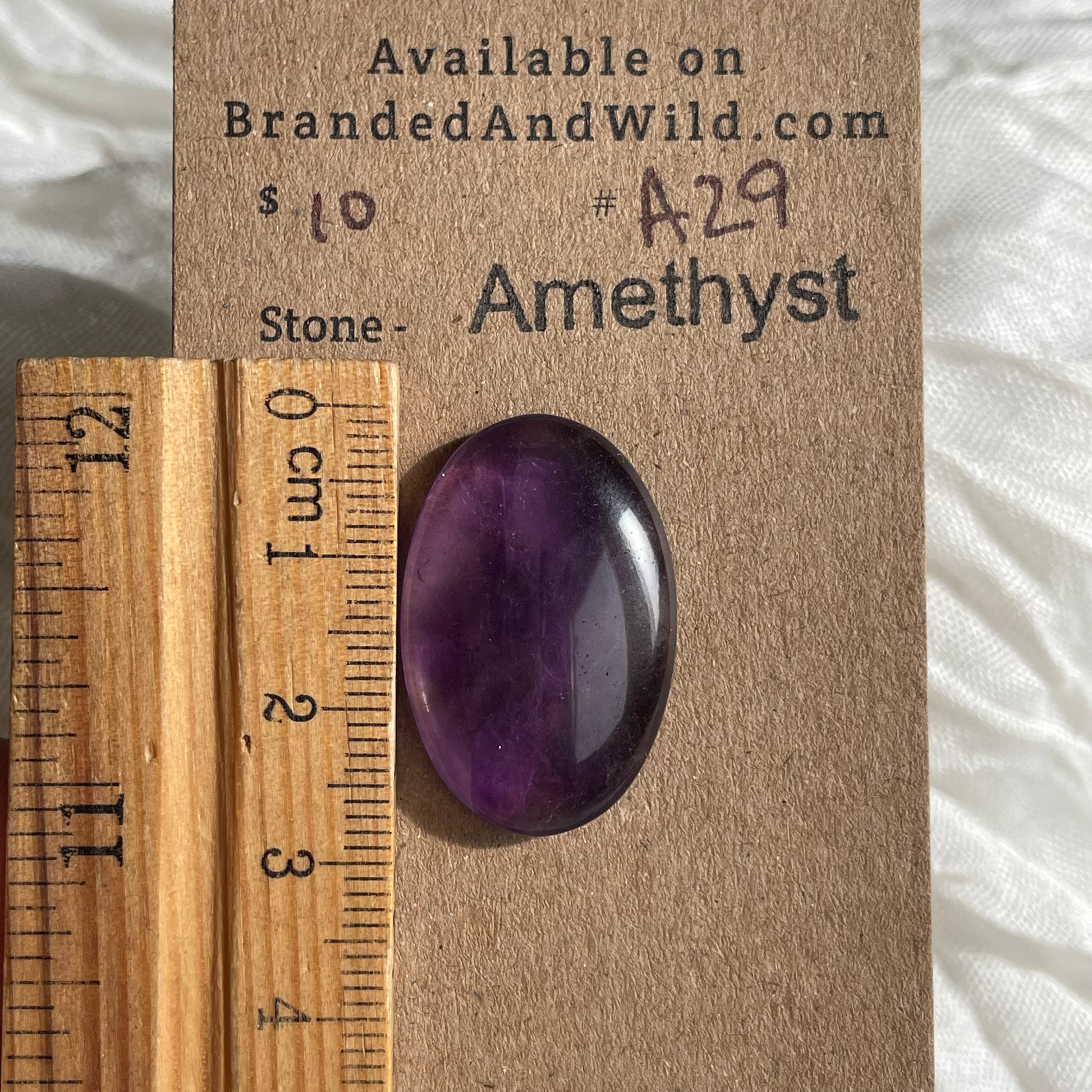 Amethyst Cabochon - A29 F86393E0-EE0A-46CF-97CE-F271050CCBF2 Brandedandwild.com